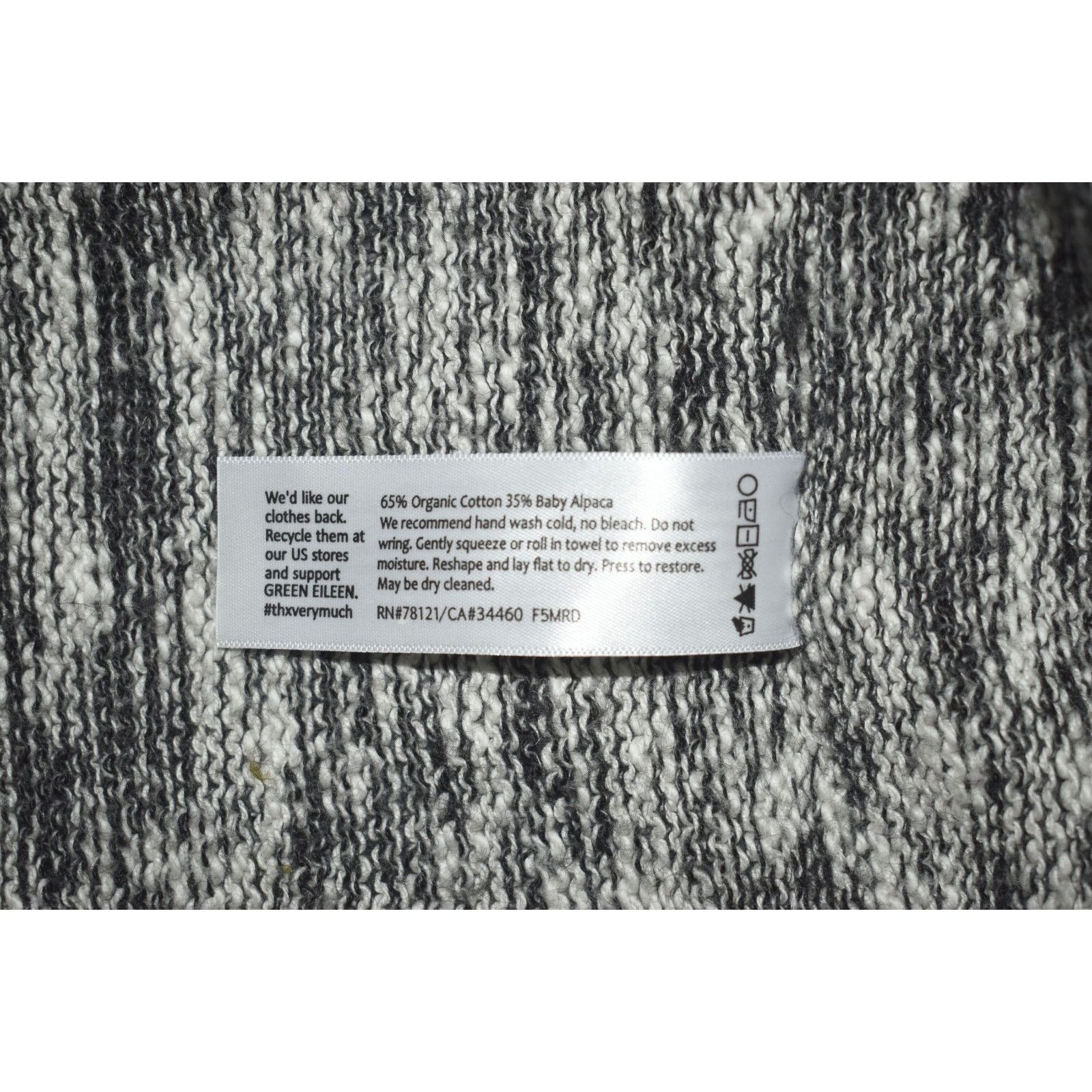 Eileen Fisher EILEEN FISHER Cotton Baby Alpaca Cowl Neck Sweater Size XL Size XL / US 12-14 / IT 48-50 - 4 Thumbnail