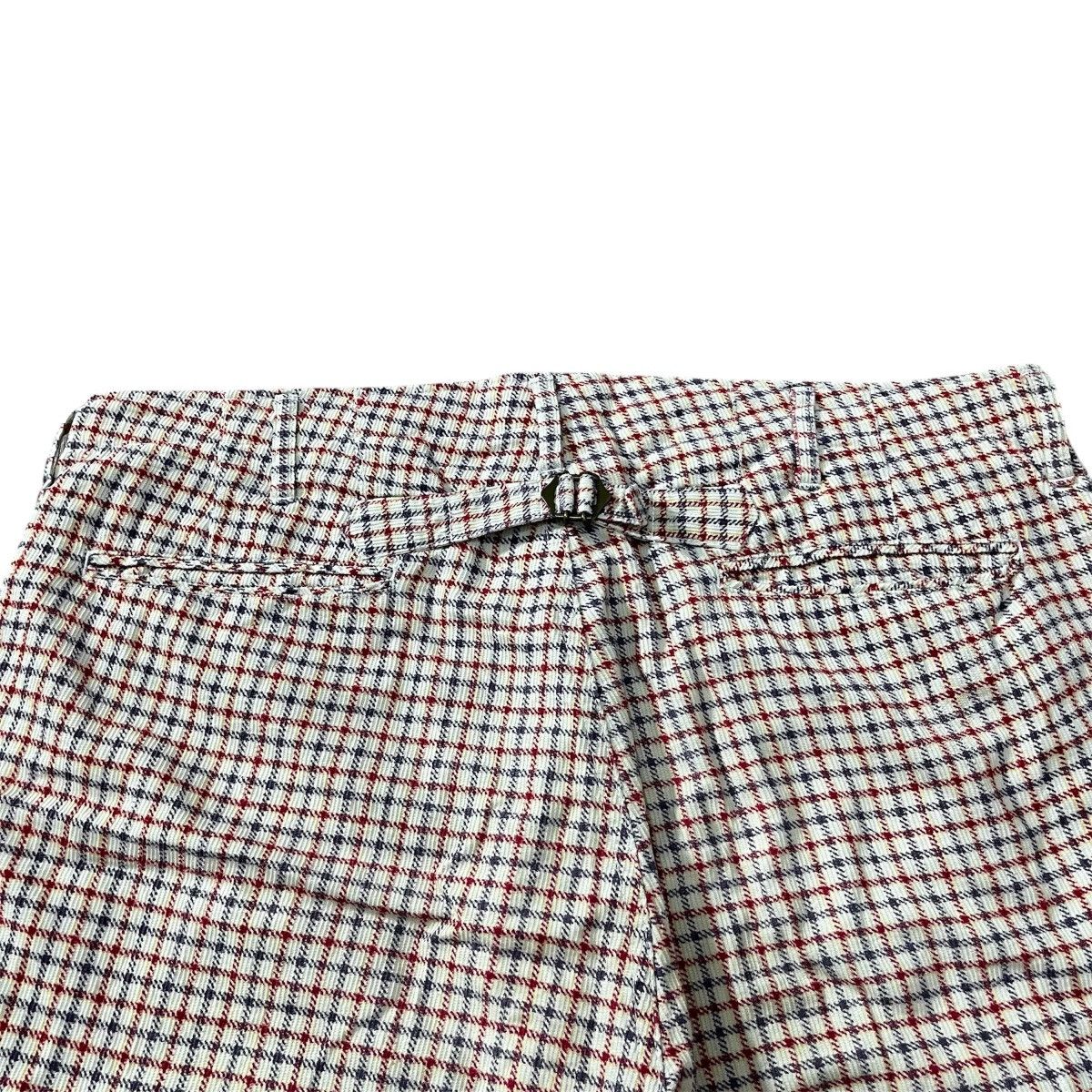 Japanese Brand Visvim - Plaid Gingham Corduroy Buckle Back Short Pant Size US 37 - 8 Thumbnail