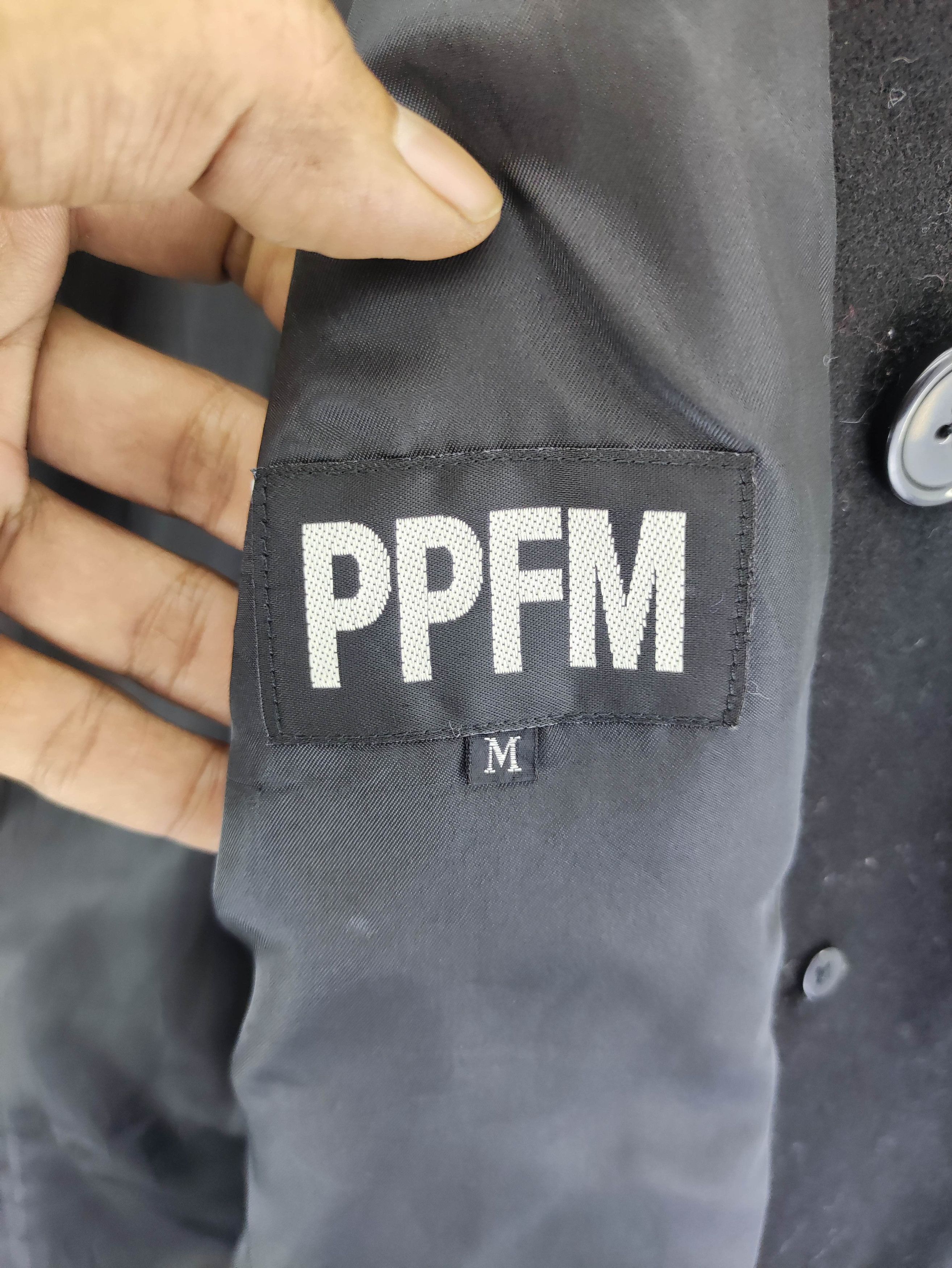 PPFM Vintage PPFM Black Wool Coat Jacket Size US S / EU 44-46 / 1 - 5 Thumbnail