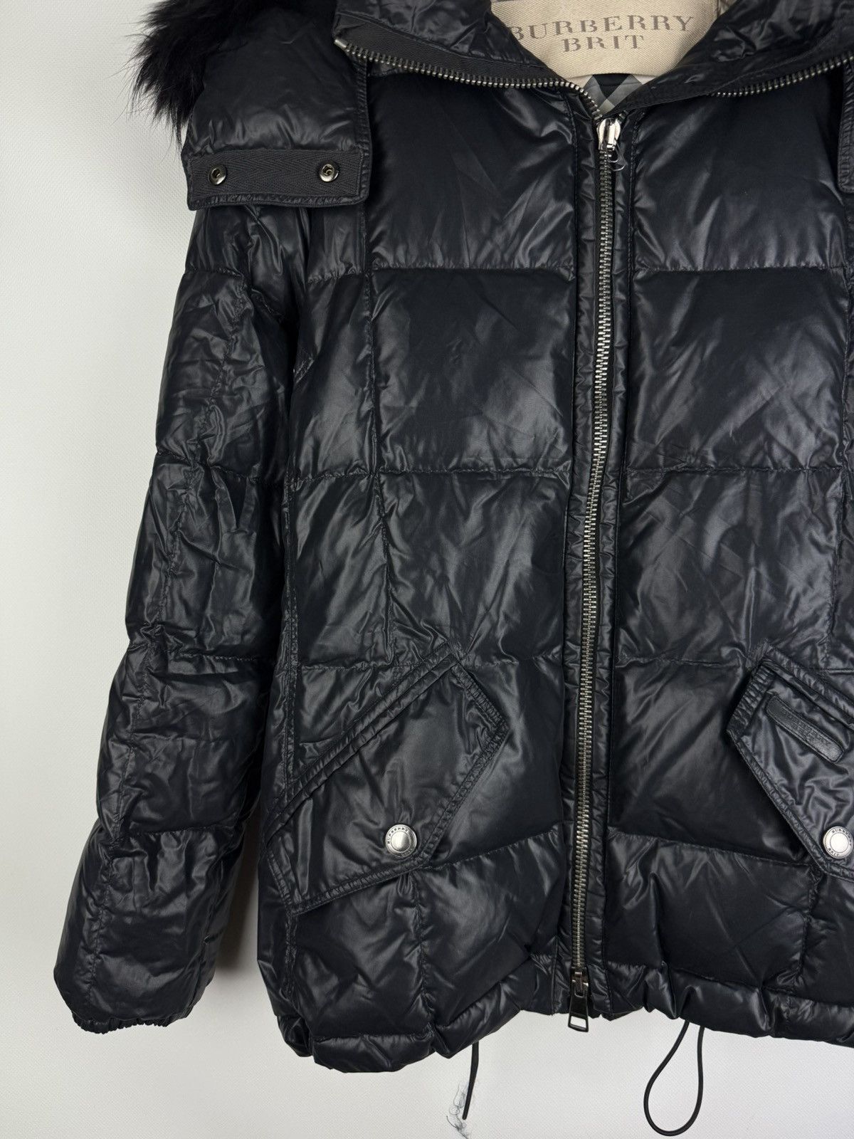 Burberry Burberry Brit Ladies Hooded Nylon Down Puffer Jacket Size Xs Size XS / US 0-2 / IT 36-38 - 5 Thumbnail