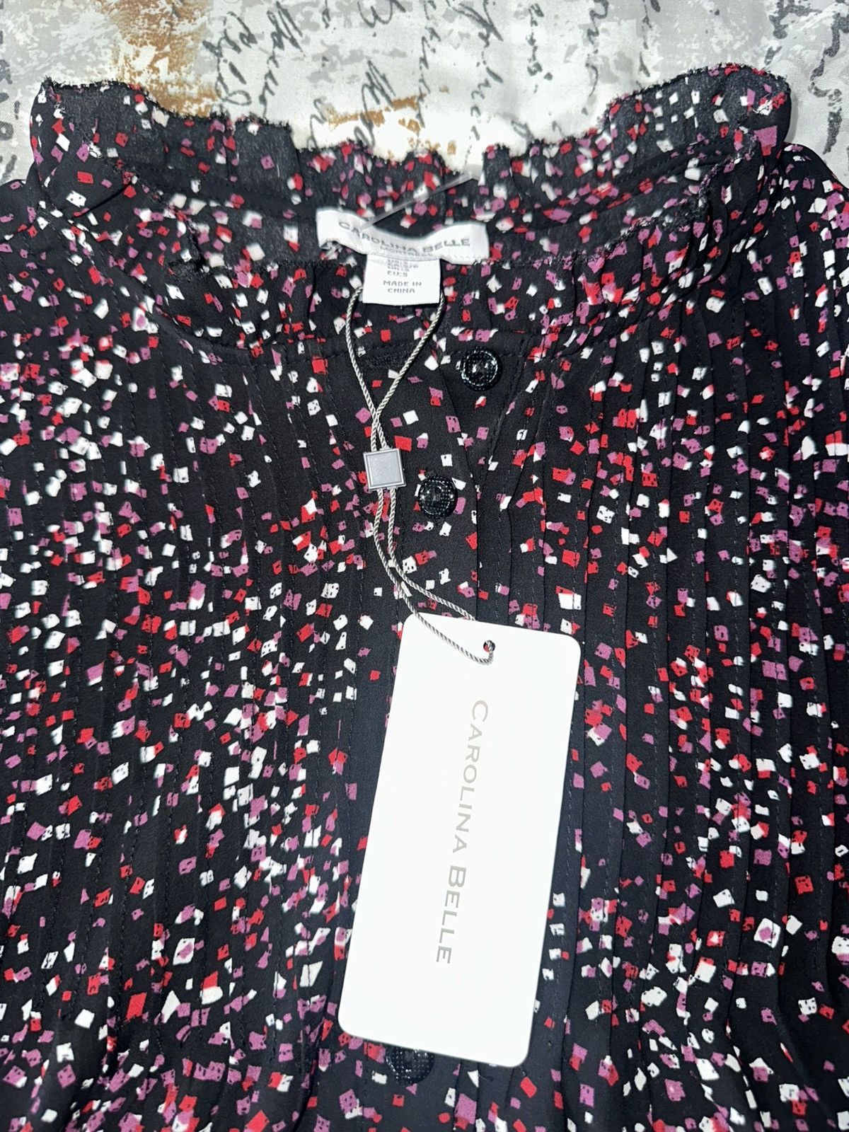 Other Boutique Style Carolina Belle Montreal Top Small Ruffle Neck Size S / US 4 / IT 40 - 4 Thumbnail