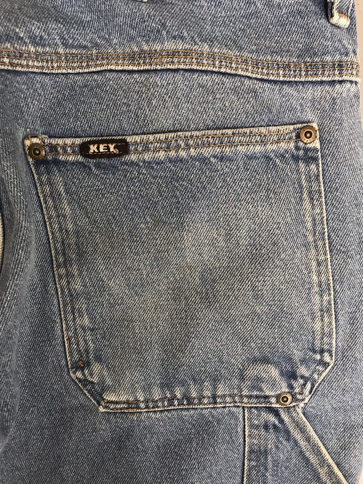 Vintage Vintage key double knee denim Size US 35 - 10 Thumbnail