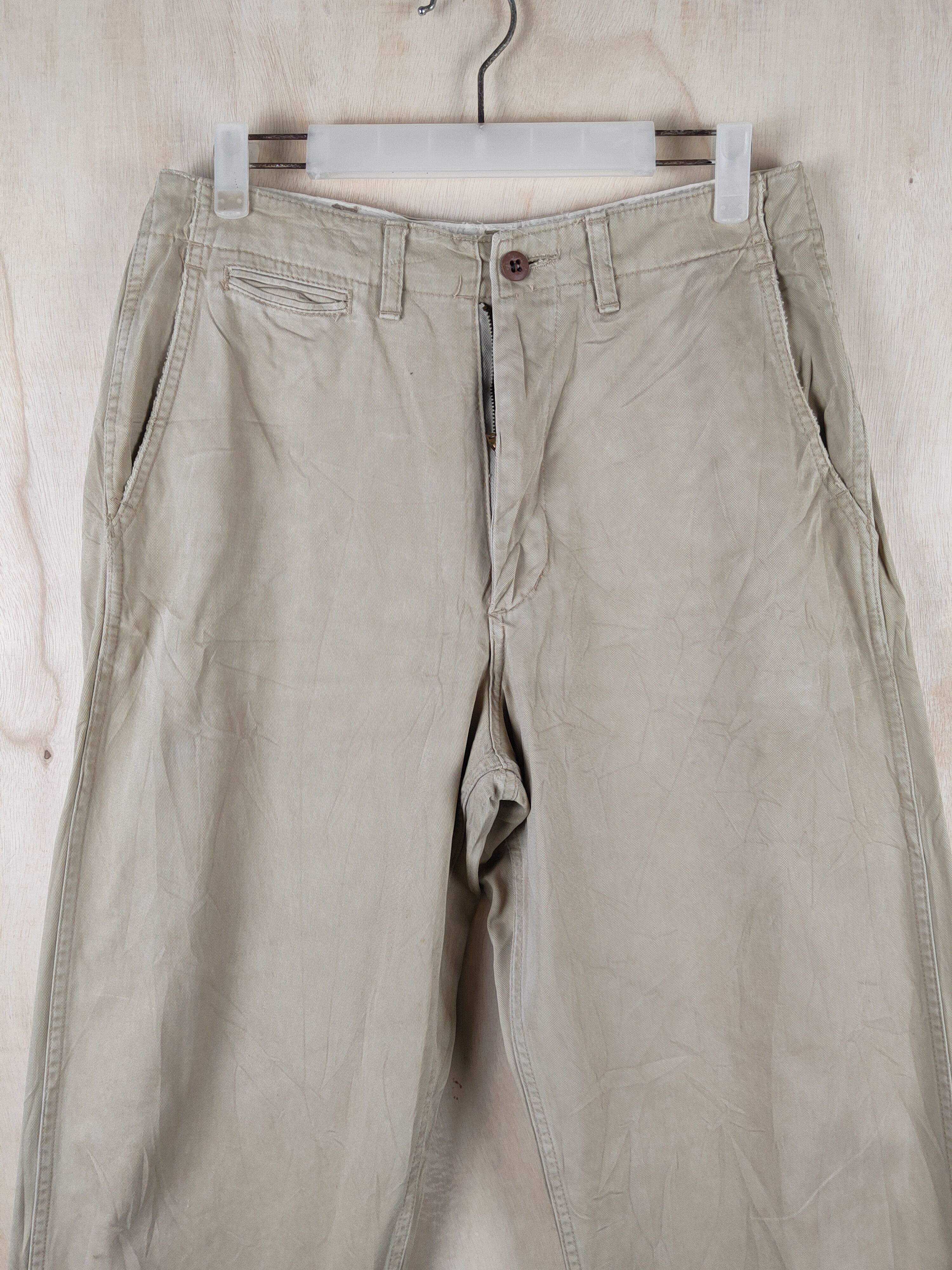 Edwin Edwin Beige chinos vintage Casual Pants #S2514 Size US 29 - 2 Thumbnail