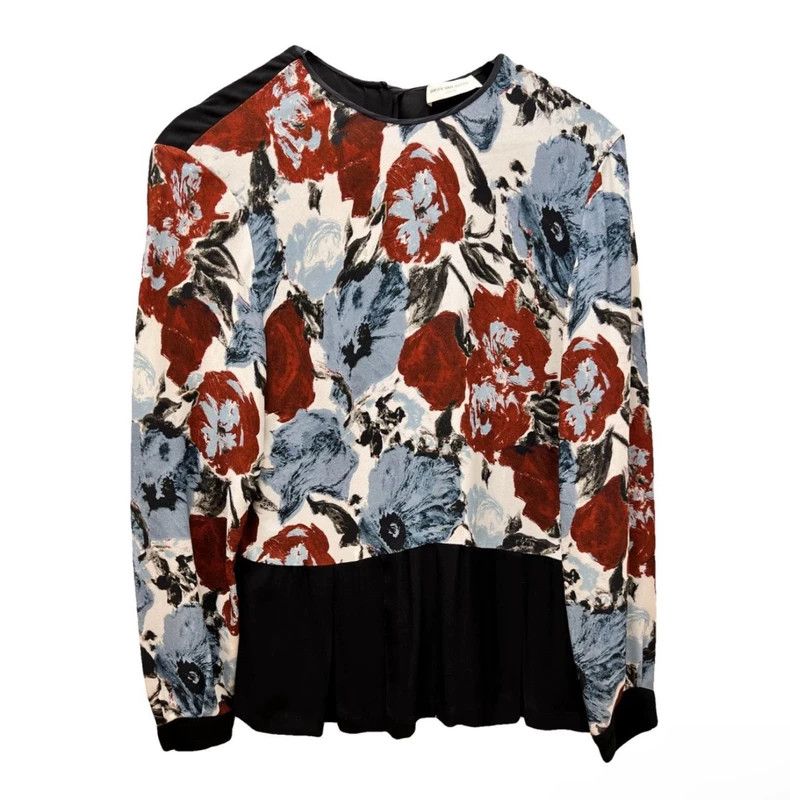 Dries Van Noten dries van noten size:36 Printed shirt Size US XXS / EU 40 - 1 Thumbnail