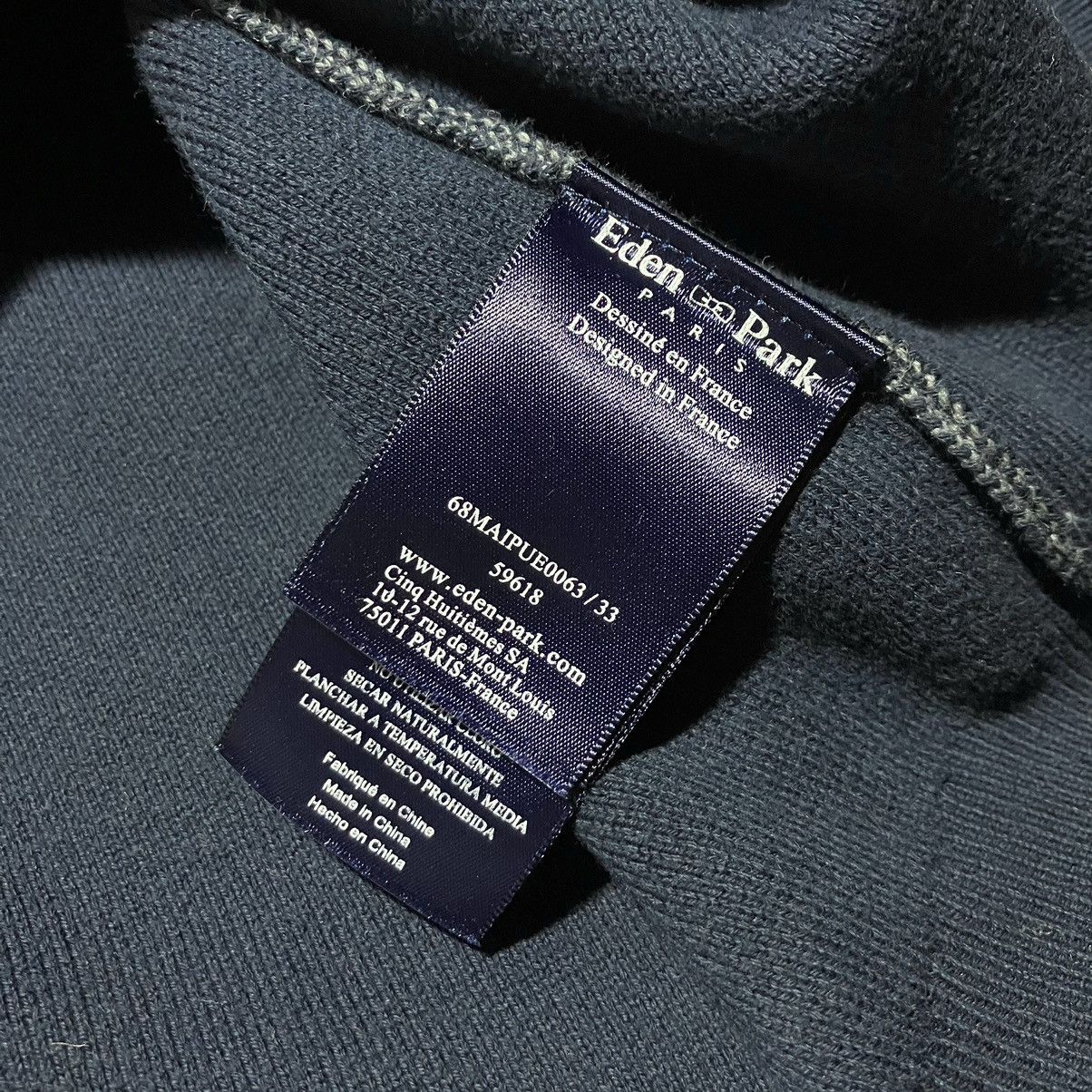Eden Park EDEN PARK Paris 1/3 Zip Cotton Sweater Size US L / EU 52-54 / 3 - 8 Thumbnail