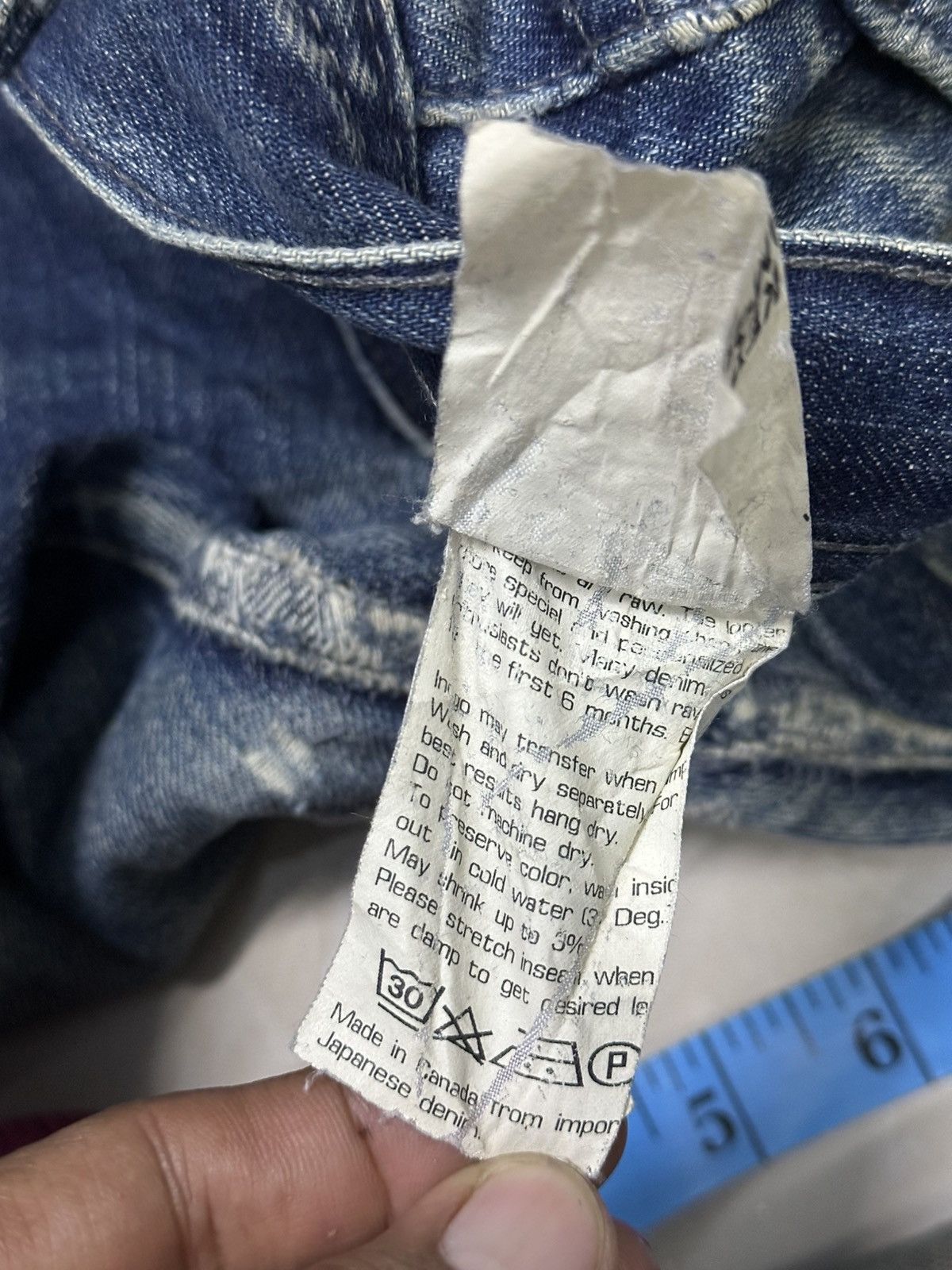 Kapital Trashed Distress Denim Naked&Famous Selvedge . Size US 32 / EU 48 - 10 Thumbnail