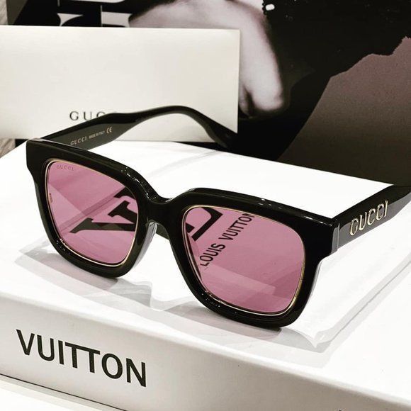 image of New Gucci Gg1136Sa - 004 Violet Sunglasses in Purple, Men's
