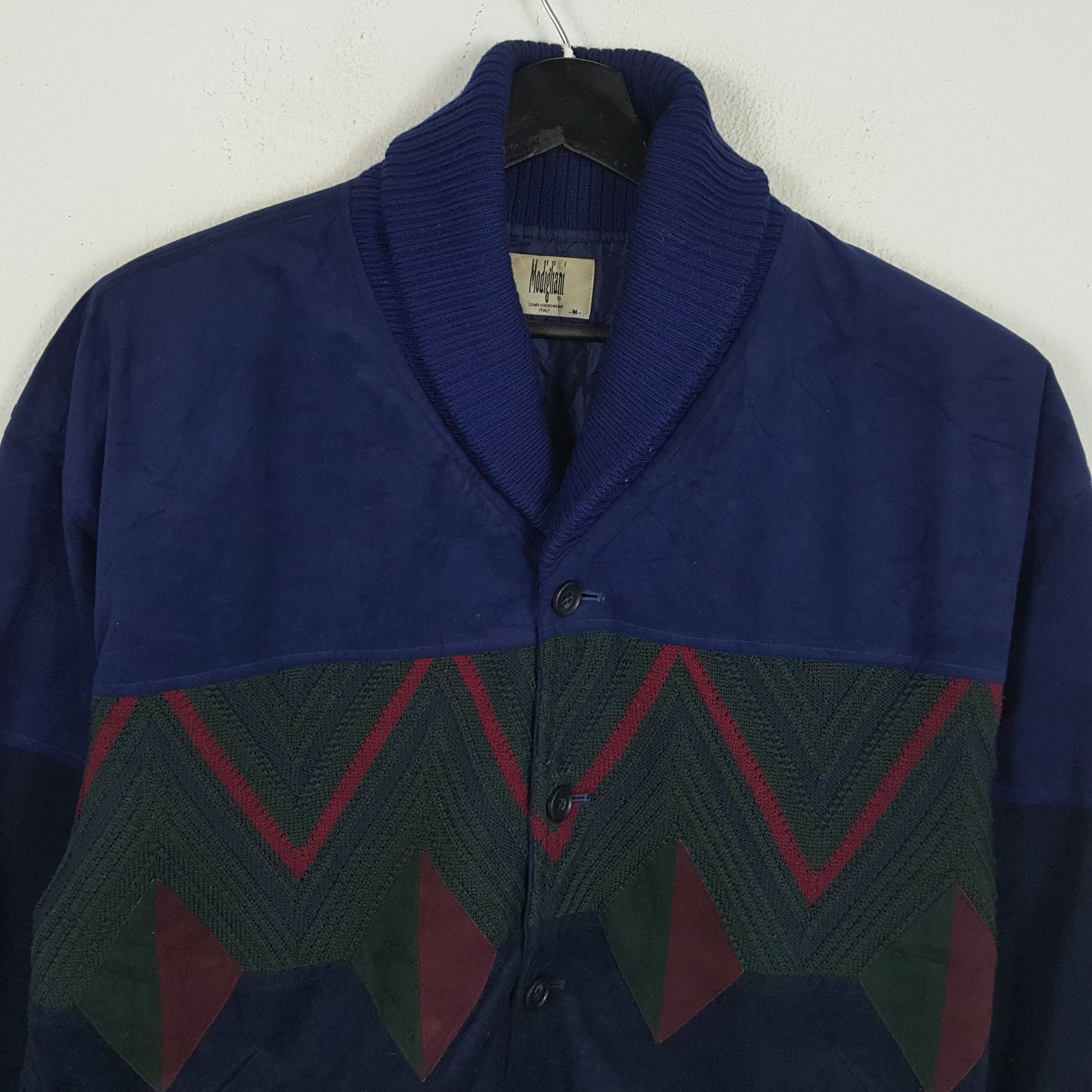 Vintage MODIGLIANI Italian Brand Fashion Coogi Style Jacket Size US XL / EU 56 / 4 - 2 Thumbnail