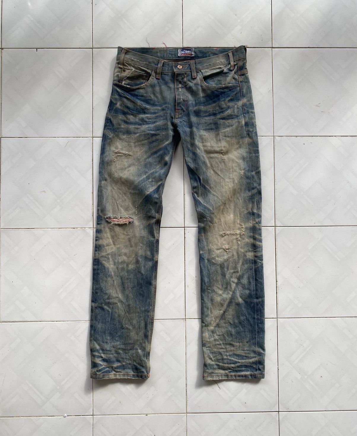 Japanese Brand Mr Mccoy Whiskers Denim Size US 33 - 1 Thumbnail