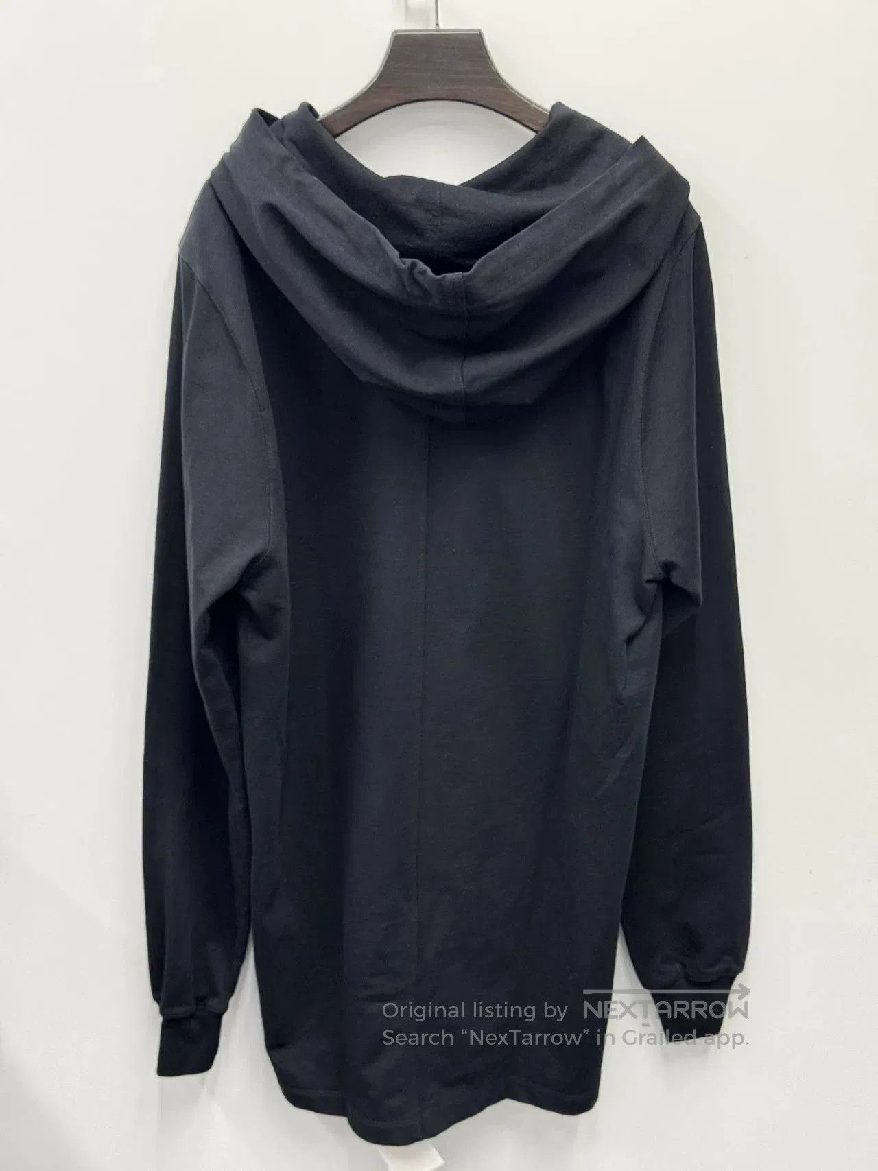 Rick Owens Rick Owens Black Hooded Long Sweatshirt. Size US XS / EU 42 / 0 - 2 Thumbnail