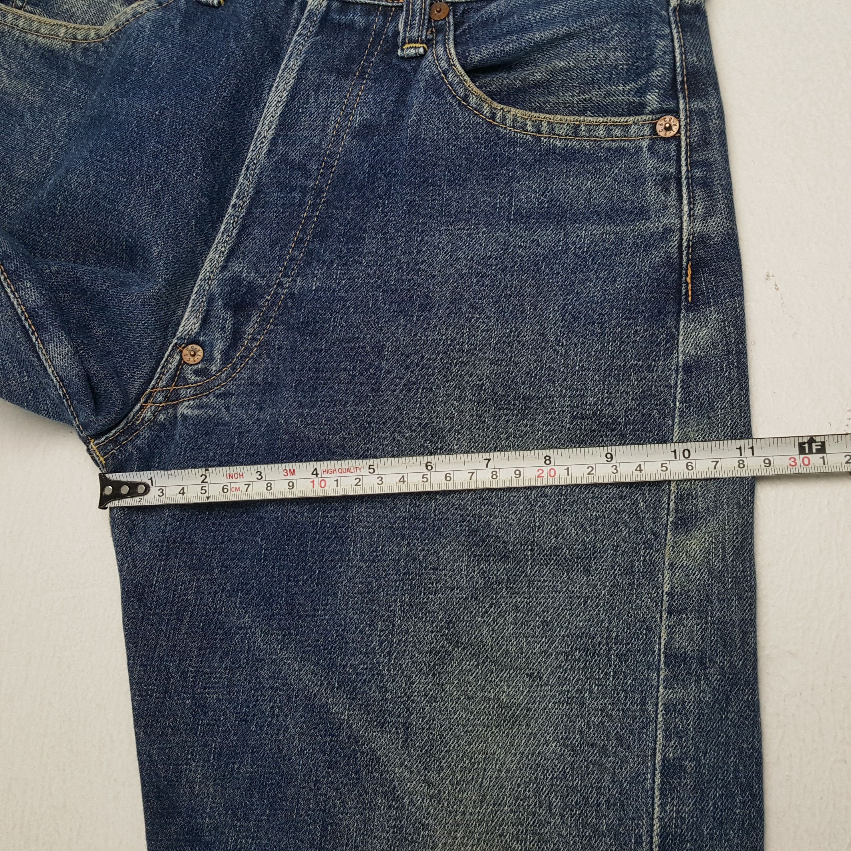 Evisu × Vintage EVIS Japanese Brand Streetwear Custom Daicock Jeans Size US 26 / EU 42 - 9 Thumbnail
