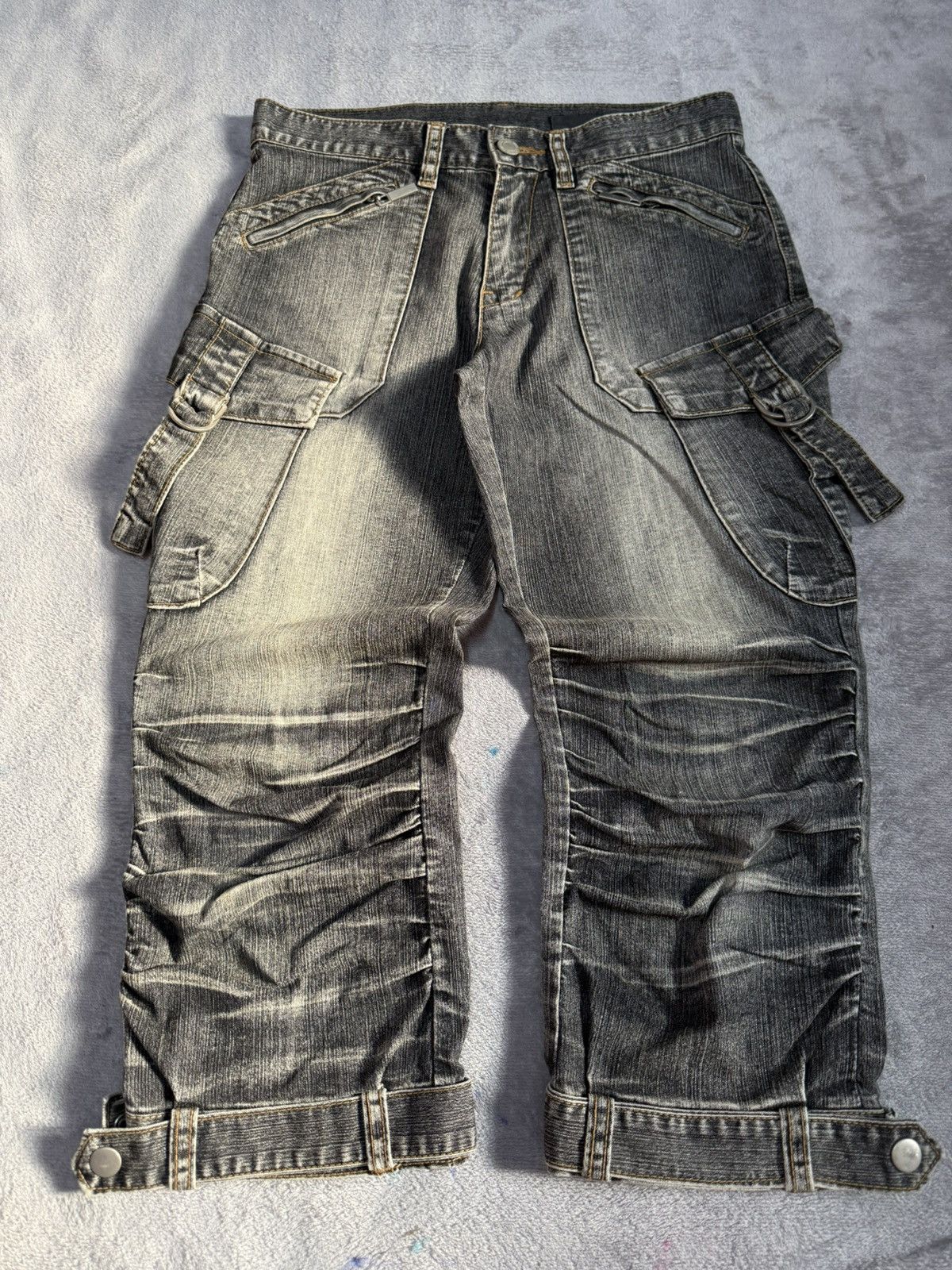 Hysteric Glamour × Japanese Brand Blue Jam Japan Bondage Claw Mark Jeans Short Size 27" / US 4 / IT 40 - 1 Thumbnail