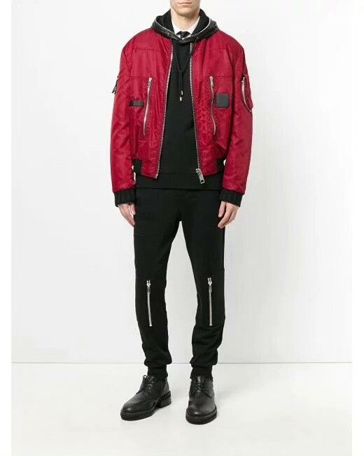 Les Hommes Les Hommes Runway Hybrid Pilot Jacket Size US L / EU 52-54 / 3 - 1 Thumbnail