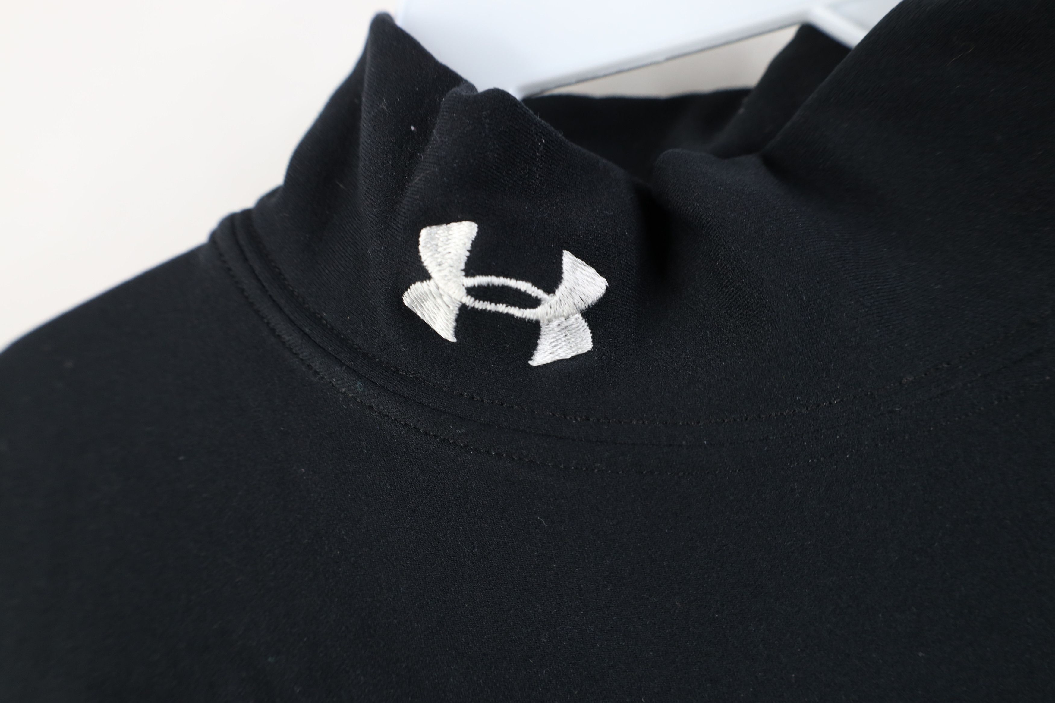 Under Armour Vintage Under Armour Compression Mock Neck T-Shirt Black USA Size US M / EU 48-50 / 2 - 4 Thumbnail
