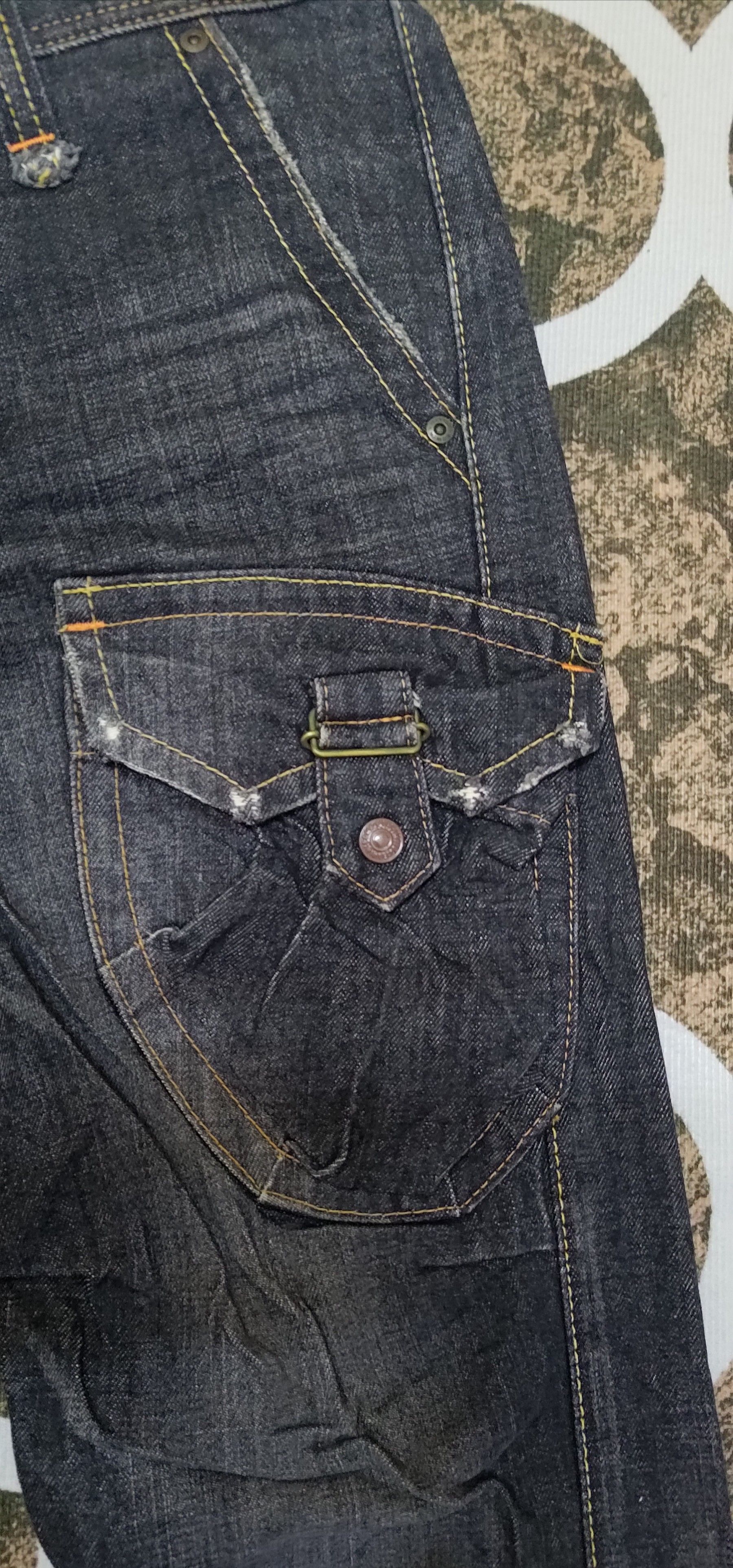 Edwin EDWIN CARGO POCKET BOOTCUT DENIM PANTS Size US 33 - 6 Thumbnail