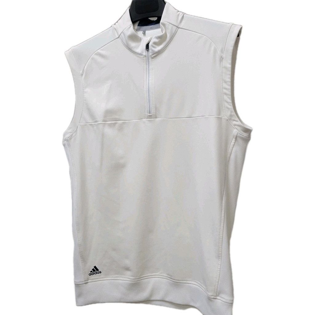 Adidas Adidas Men's Quarter-Zip Polyester Elastane Blend Vest Small Size US S / EU 44-46 / 1 - 5 Thumbnail