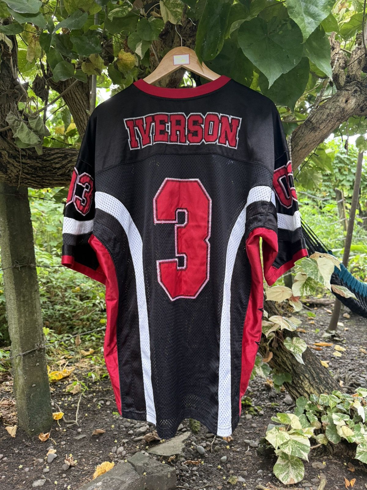 Reebok Y2k reebok allen ‘ the answer ‘ iverson football jersey Size US L / EU 52-54 / 3 - 2 Thumbnail