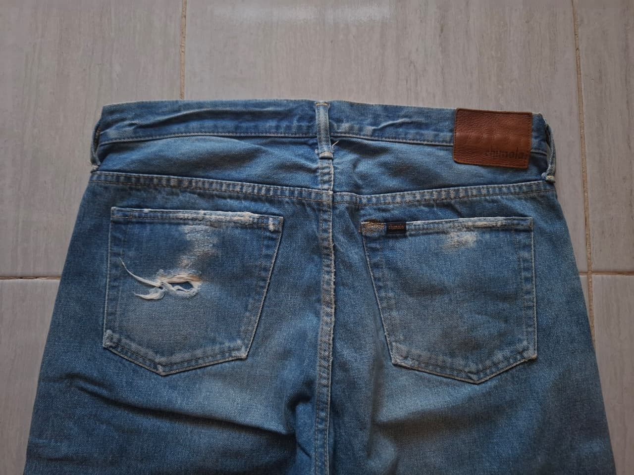 Chimala Vintage Chimala selvedge blue washed denim Size US 29 - 3 Thumbnail