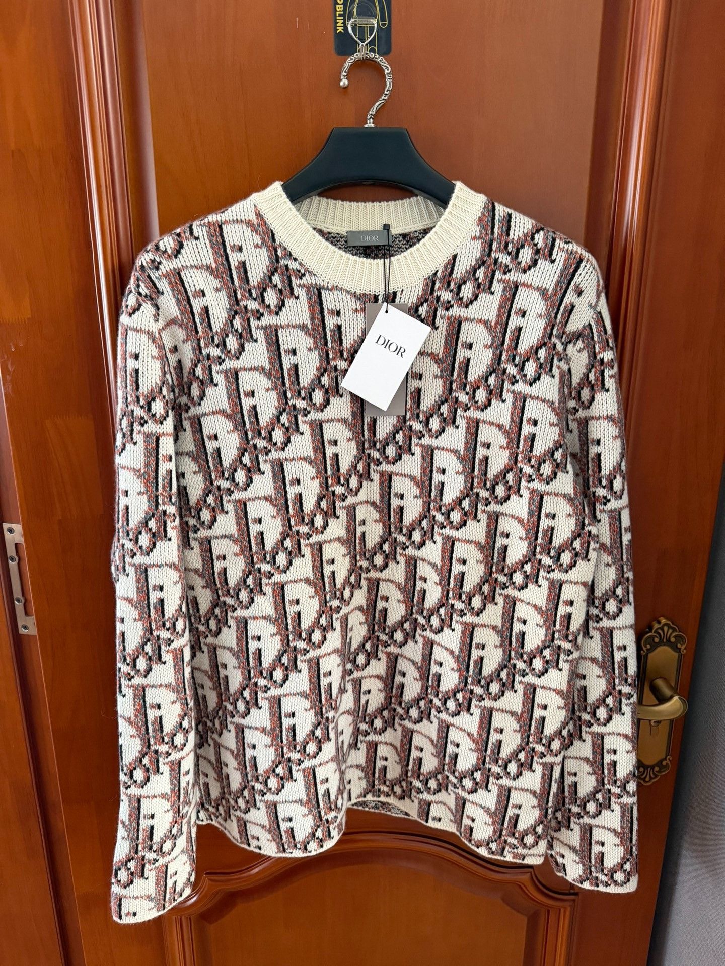Dior Dior Oblique Monogram Wool Cashmere Sweater US M Size US M / EU 48-50 / 2 - 1 Thumbnail