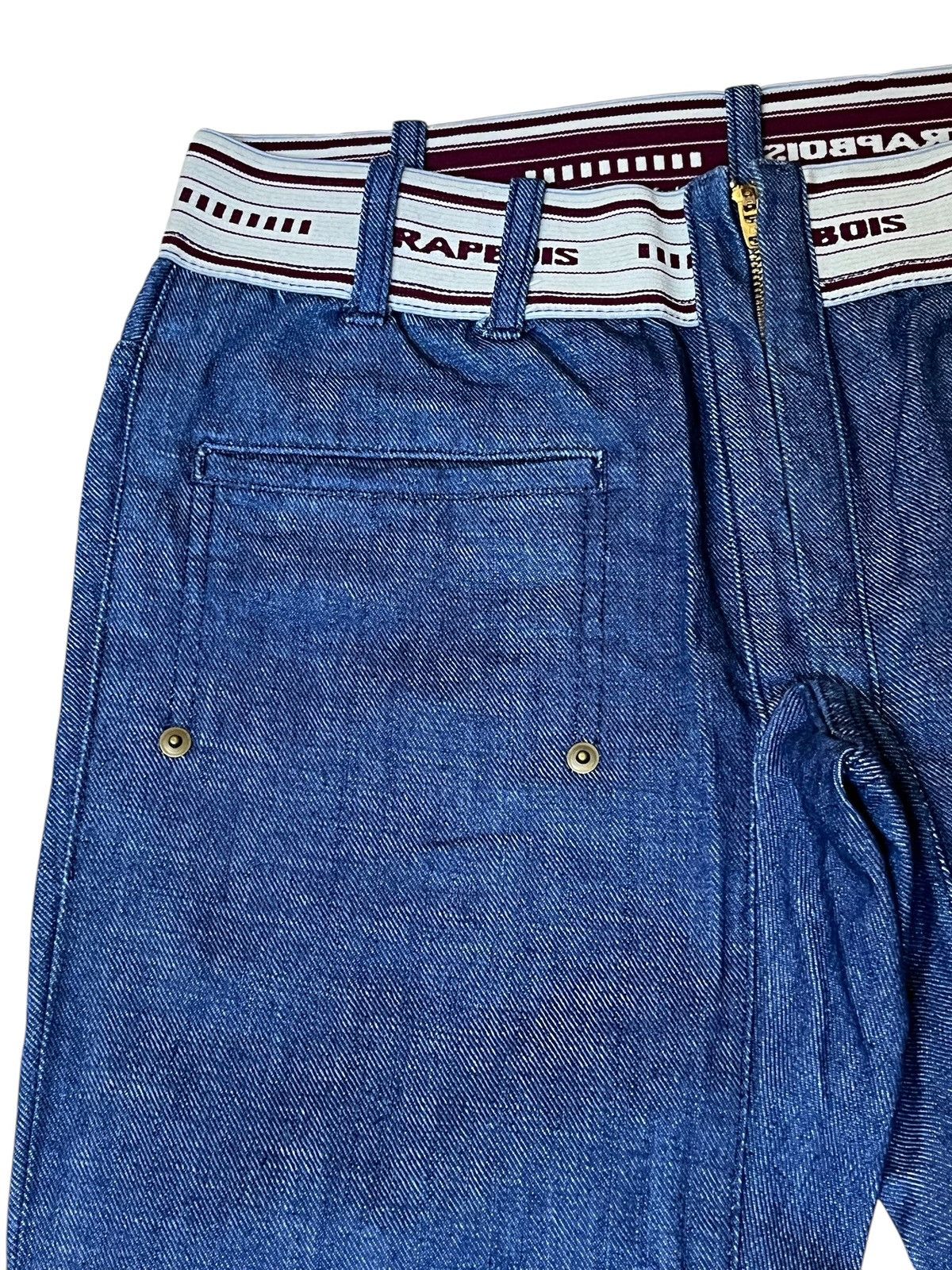 Issey Miyake ICONIC🔥FRAPBOIS ISSEY MIYAKE STRETCH COTTON JEANS Size US 30 / EU 46 - 5 Thumbnail