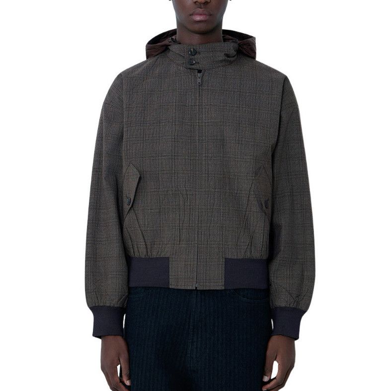 PRADA Brown Hooded Wool Jacket New & Authentic (Men's size:S