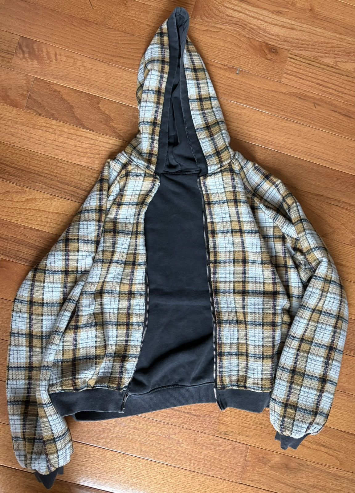 basketcase gallery Basketcase Gallery Hench Reversible Plaid Thermal Zip Up Size US S / EU 44-46 / 1 - 10 Thumbnail