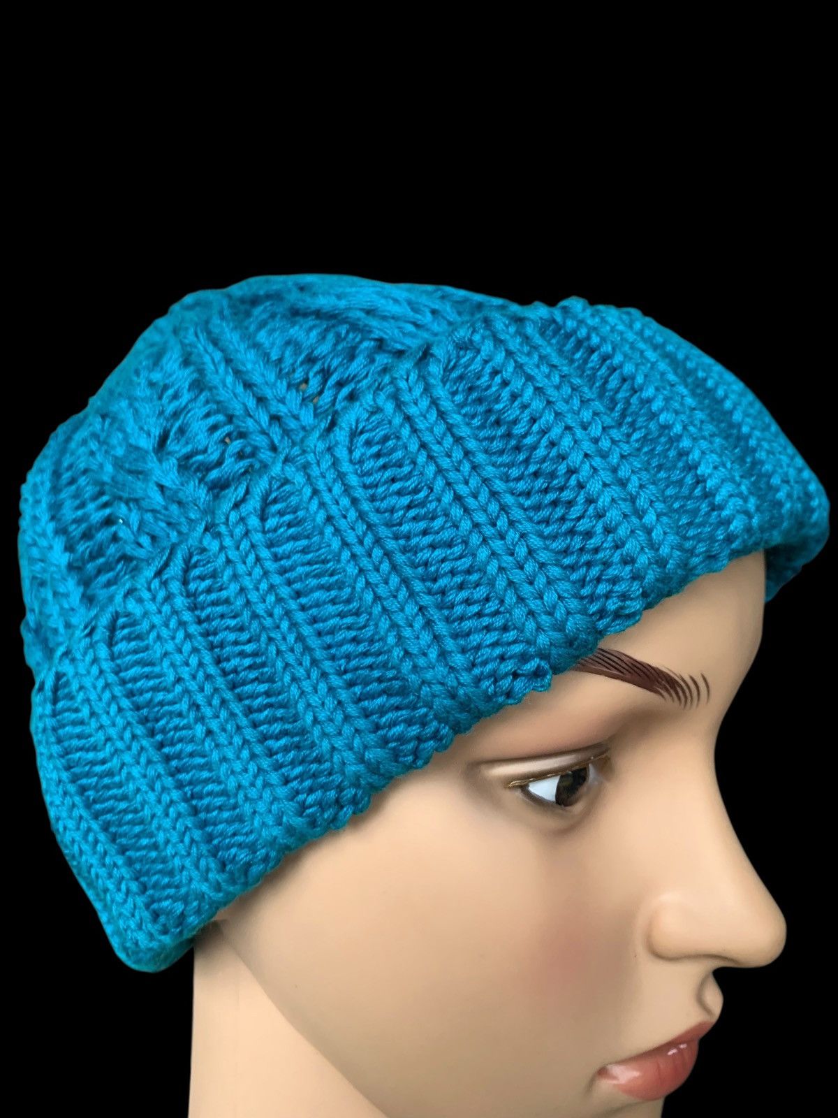 Japanese Brand × Kapital × Vintage Crochet Cable Knit Beanie Hat Japanese Style Size ONE SIZE - 7 Thumbnail