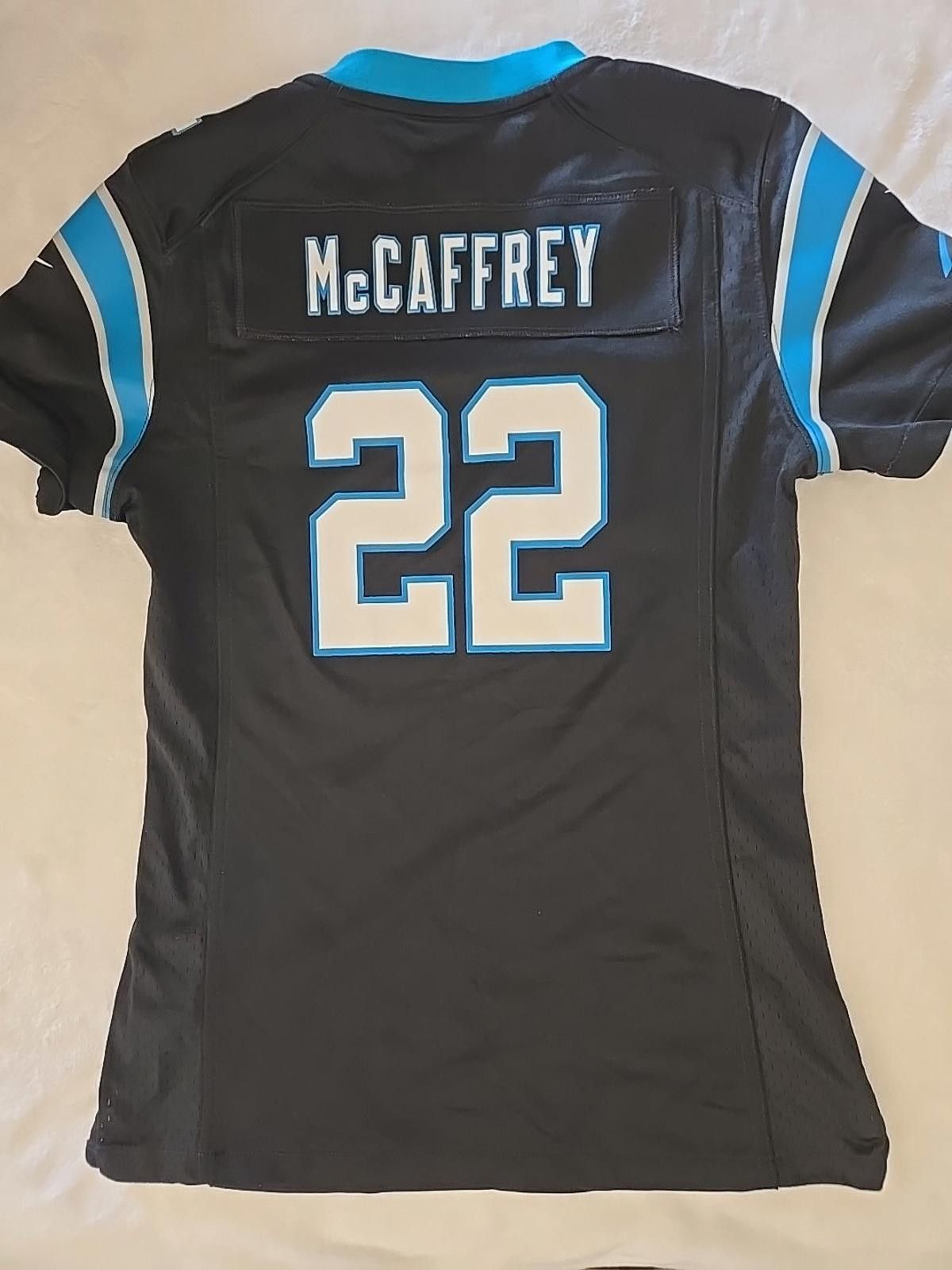 Nike Christian McCaffrey #22 NFL Panthers On Field Nike Jersey Size ONE SIZE - 4 Thumbnail