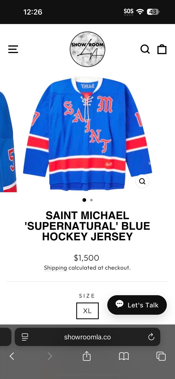 Saint Michael Saint Michael Hockey Jersey Size US L / EU 52-54 / 3 - 3 Thumbnail