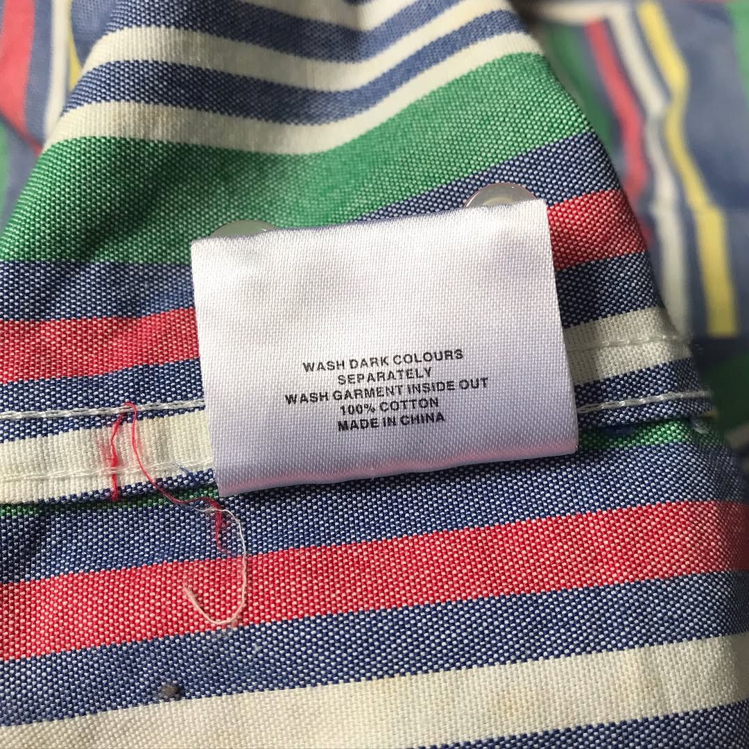 Brutus × Other UK Vintage Brutus Trimfit London the Candy Stripe Oxford Colar Size US XL / EU 56 / 4 - 12 Thumbnail
