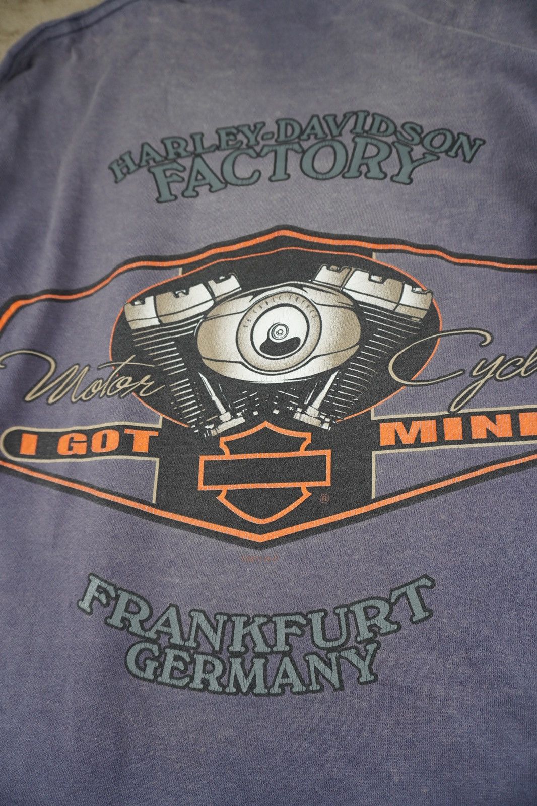 Harley Davidson Vtg Harley Davidson Long Sleeve #1 Frankfurt Germany 2011 Size US L / EU 52-54 / 3 - 9 Thumbnail