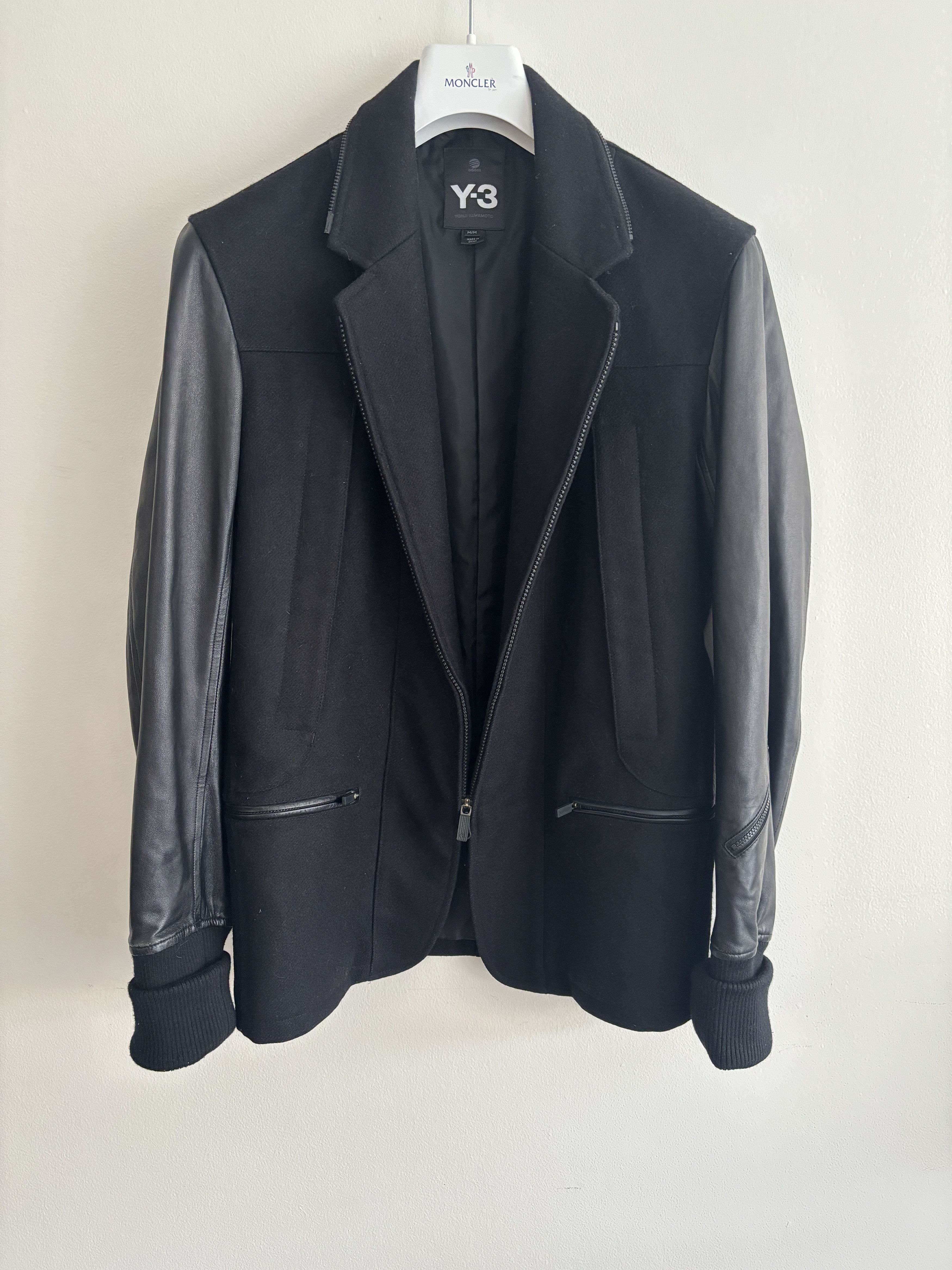 Adidas Hybrid Blazer Varsity Jacket Wool/ Leather AW09 Size US M / EU 48-50 / 2 - 1 Thumbnail