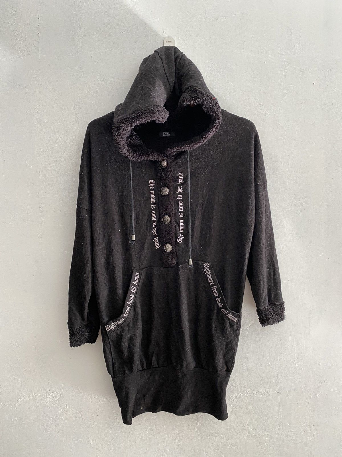 14th Addiction × If Six Was Nine × Yasuyuki Ishii Vintage Ryu ryu skull faux fur hoodie Size US M / EU 48-50 / 2 - 2 Thumbnail