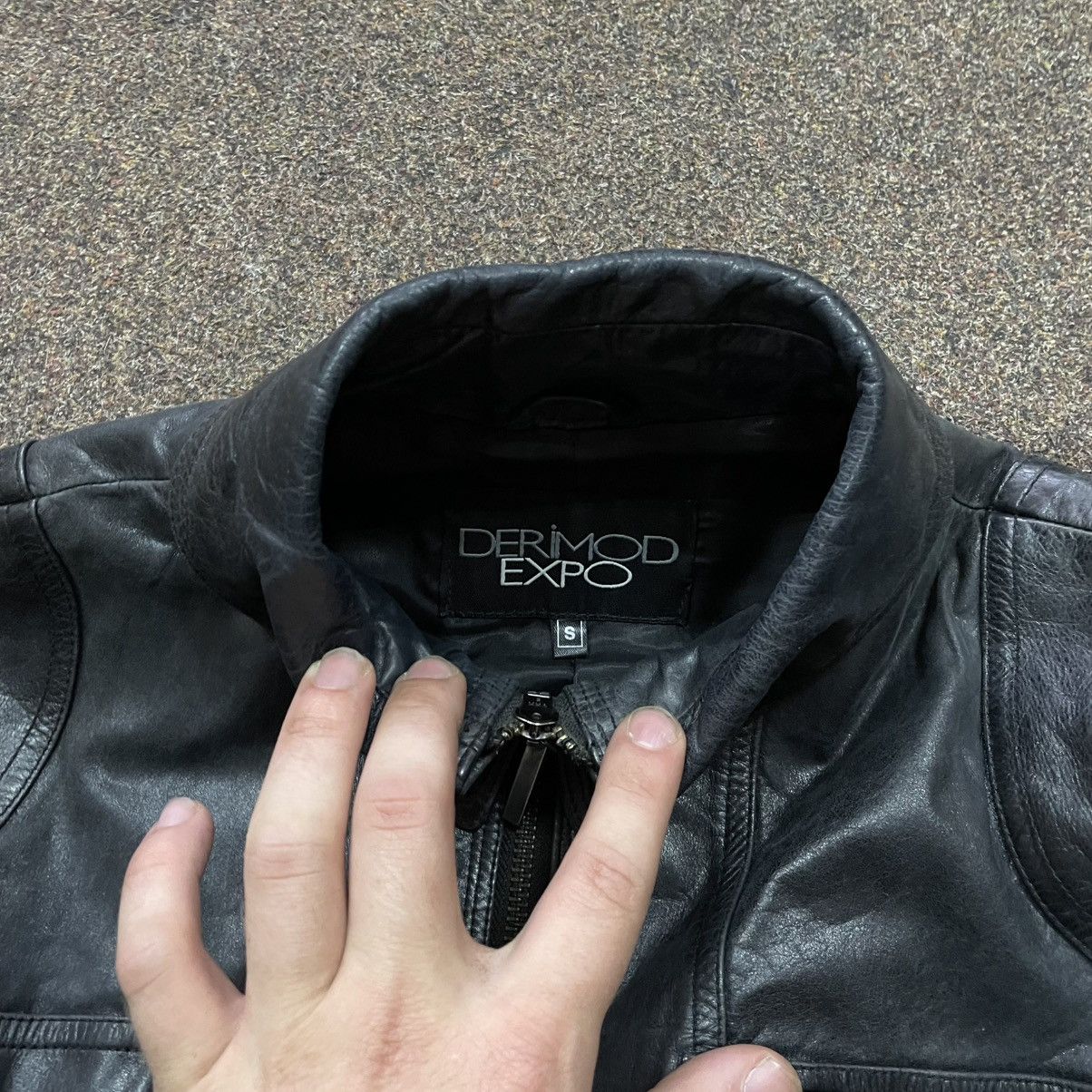 Genuine Leather Vintage Y2K Leather Jacket Biker Punk Opium BALENCIAGA Style Size S / US 4 / IT 40 - 5 Thumbnail