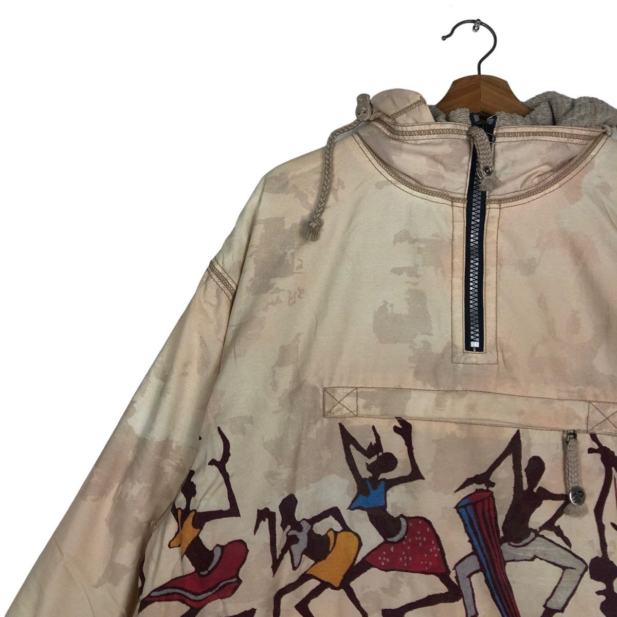 Japanese Brand 🔥VTG ANORAK HUNTING JACKET NAVAJO DESIGN LINEA PALIO ITALY Size US L / EU 52-54 / 3 - 8 Thumbnail