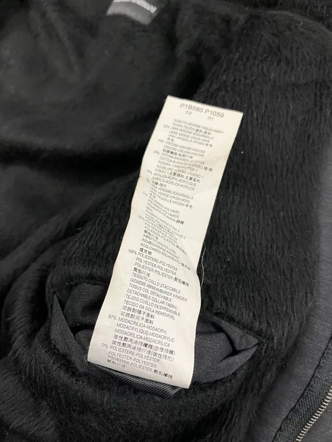 Emporio Armani FW2013 Emporio Armani Black Faux Fur Hooded Long Jacket Size US M / EU 48-50 / 2 - 11 Thumbnail