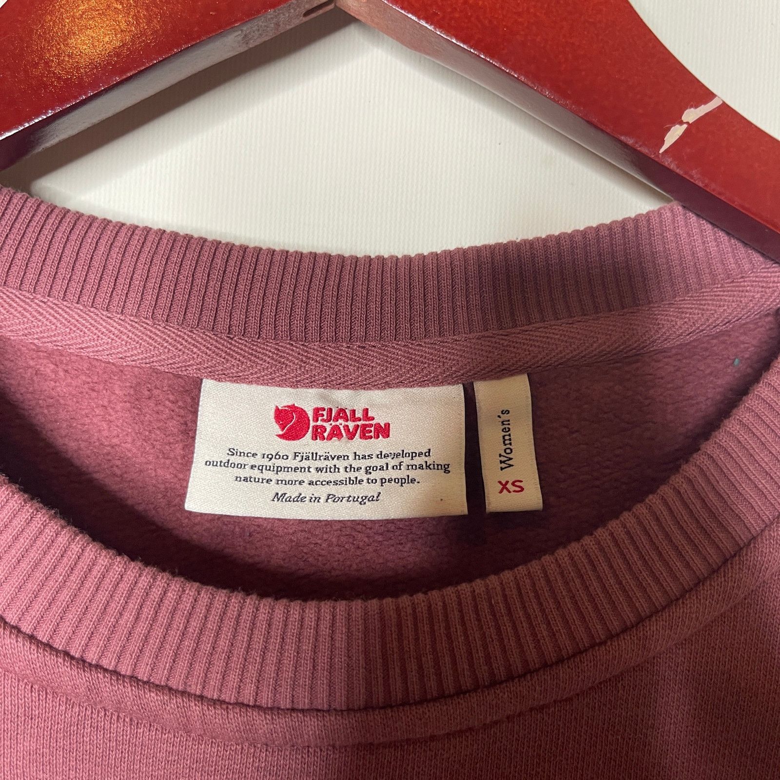 Fjallraven Fjallraven Mesa Mauve Pink Logo Cotton Crewneck Women's XS Size XS / US 0-2 / IT 36-38 - 3 Thumbnail
