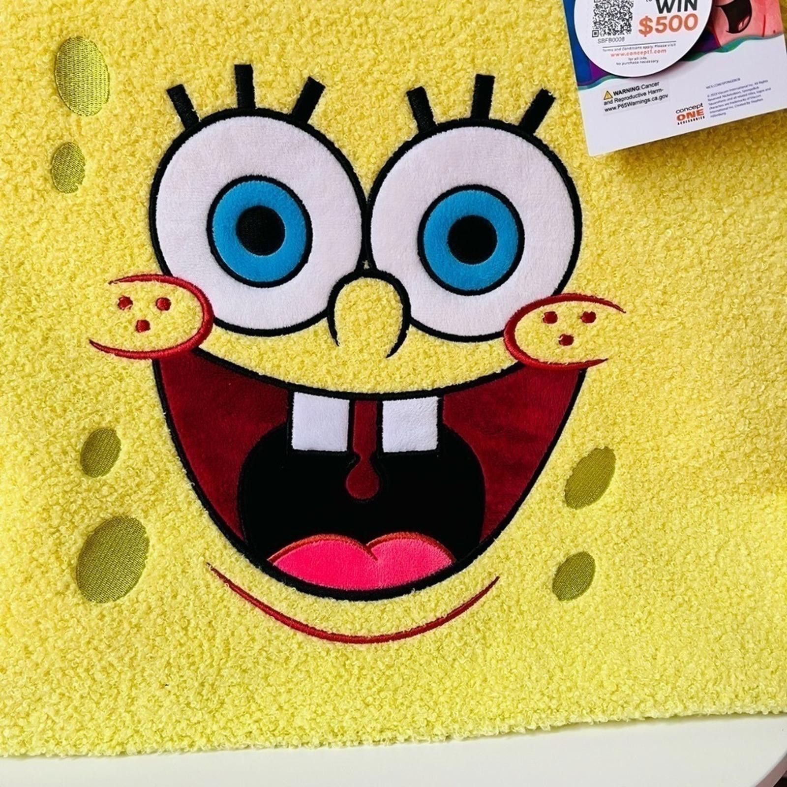 Nickelodeon Spongebob Large Weekender Tote Bag NWT Size ONE SIZE - 7 Thumbnail