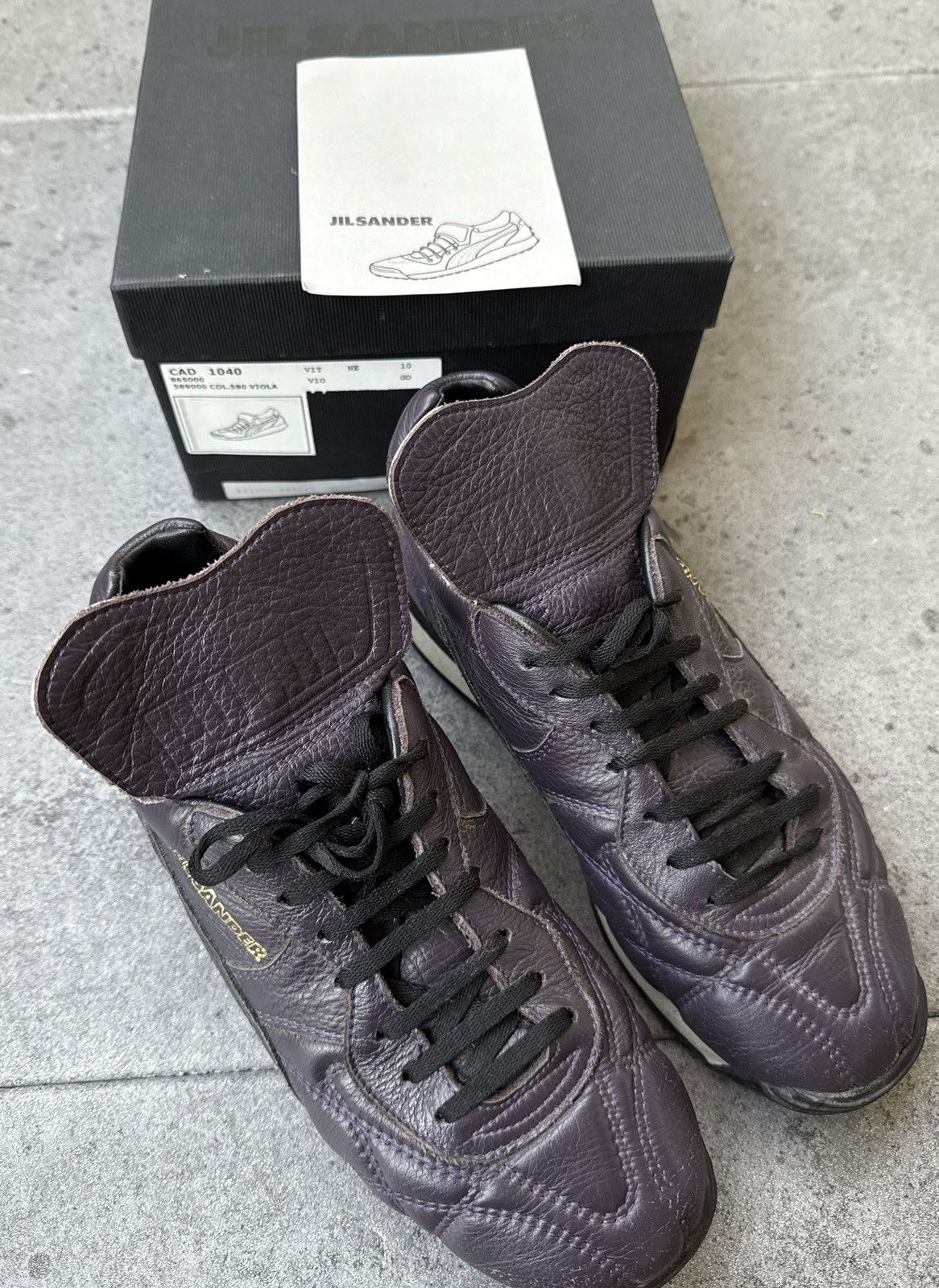 Jil Sander × Puma Vintage 00s Speedcat Puma x Jil Sander King Sneakers Leather Size US 6 / IT 36 - 7 Thumbnail