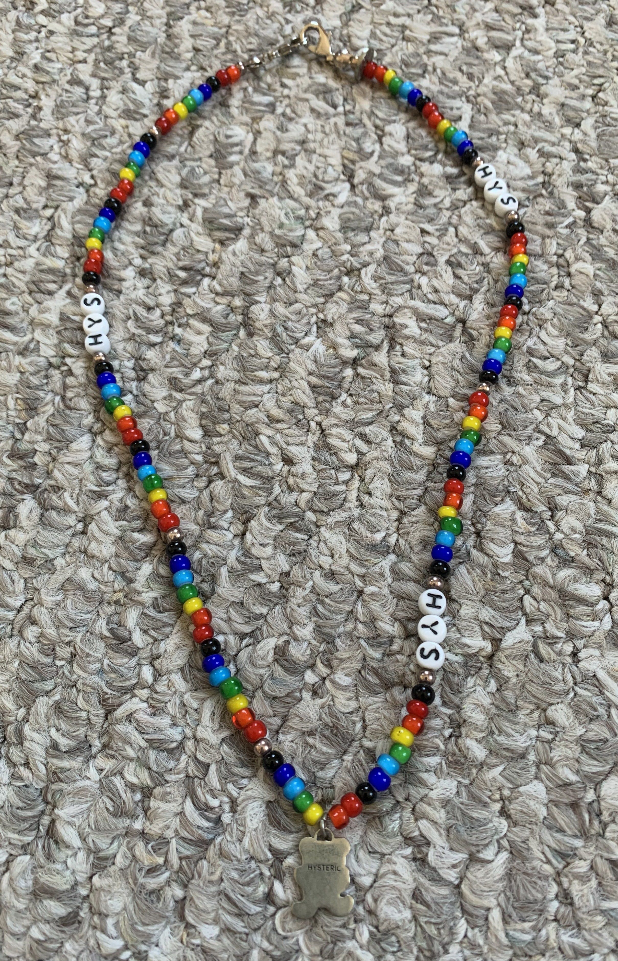 Hysteric Glamour Hysteric Glamour Beaded Fuck Bear Necklace Size ONE SIZE - 4 Thumbnail