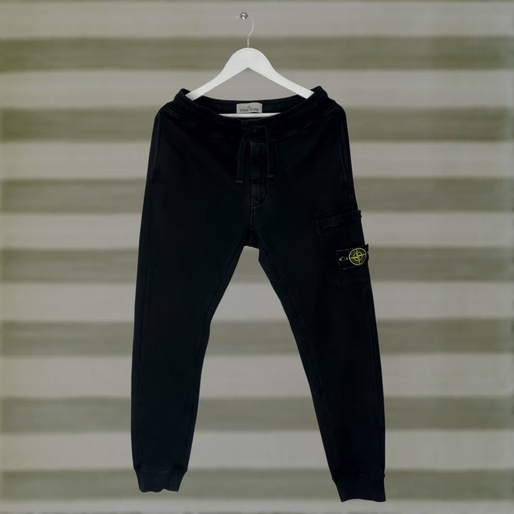 Stone Island Stone Island Sweatpants Pants Men S Black Cotton Joggers Activewear Size S Size US 29 - 1 Thumbnail