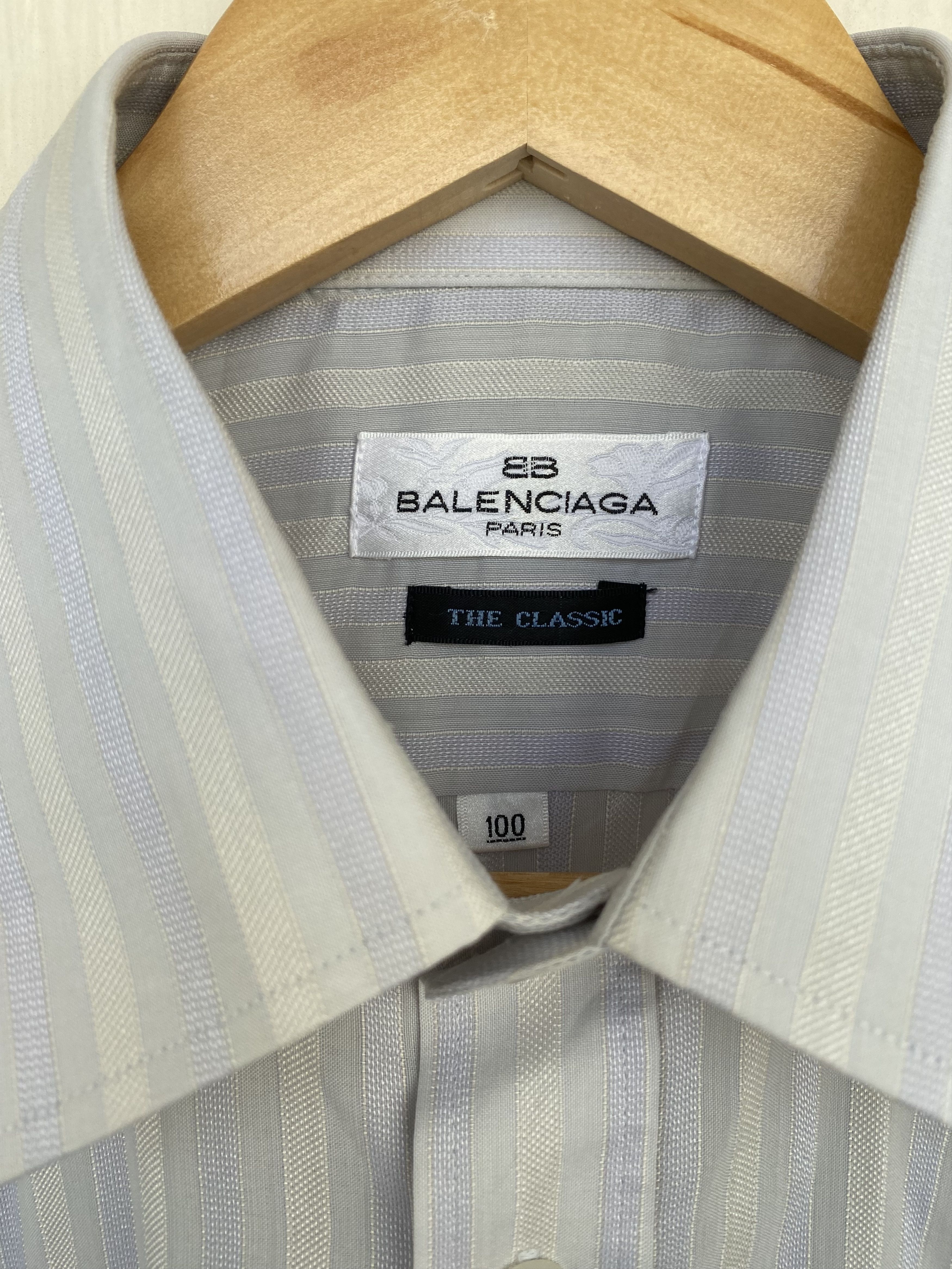 Balenciaga Balenciaga Tricolour Striped Button Up Shirt Size US L / EU 52-54 / 3 - 4 Thumbnail
