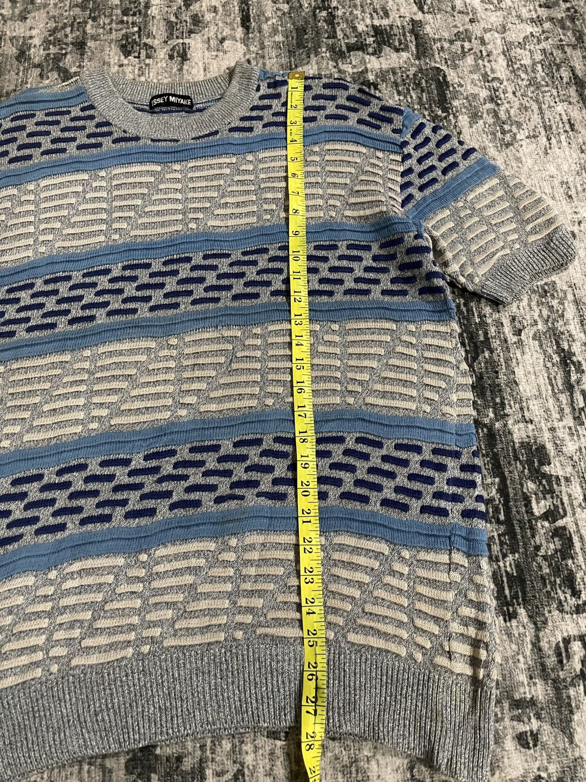 Issey Miyake Issey Miyake Short Sleeve Knit Size US L / EU 52-54 / 3 - 15 Thumbnail