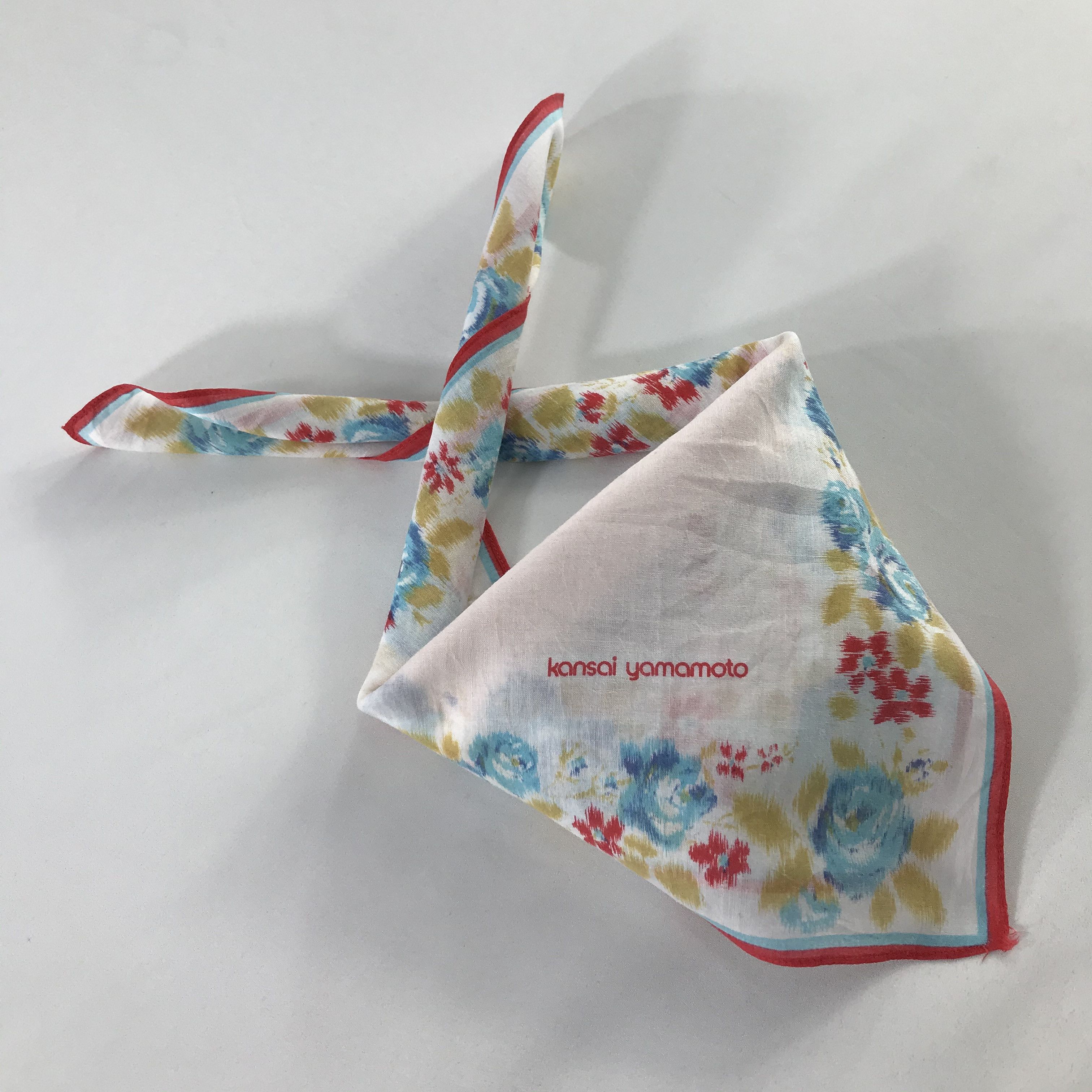 Kansai Yamamoto × Vintage Kansai Yamamoto Bandana / Handkerchief / Neckerchief - S1155 Size ONE SIZE - 4 Thumbnail