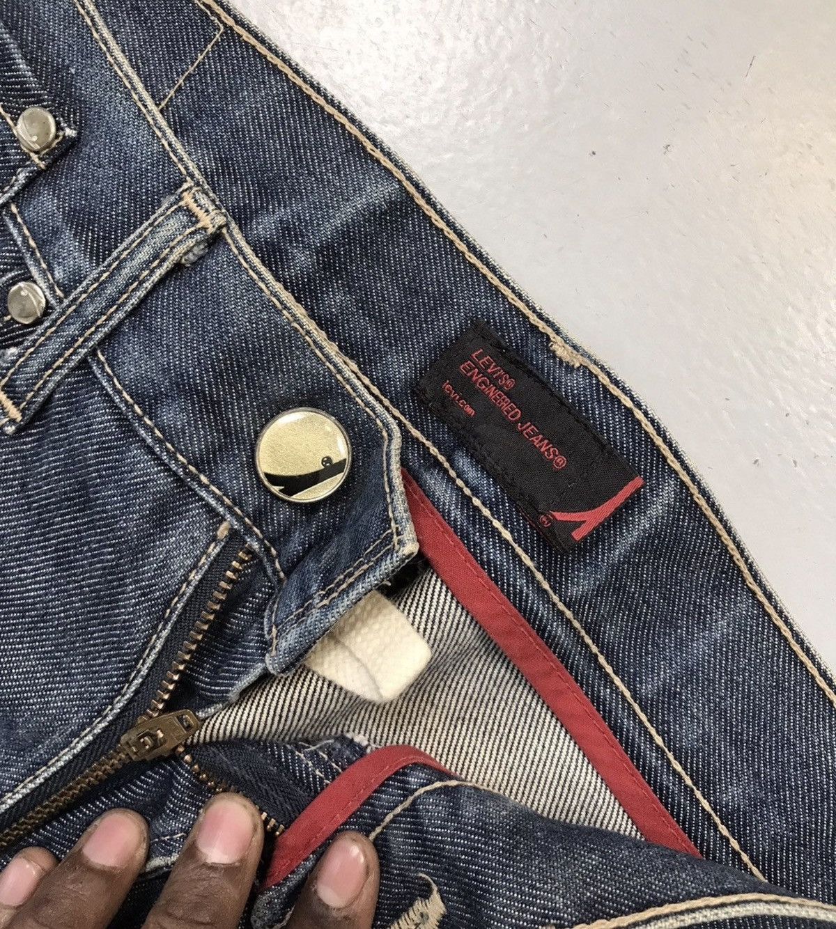 Levi's Vintage Levi’s engineer jeans denim Size US 32 / EU 48 - 5 Thumbnail