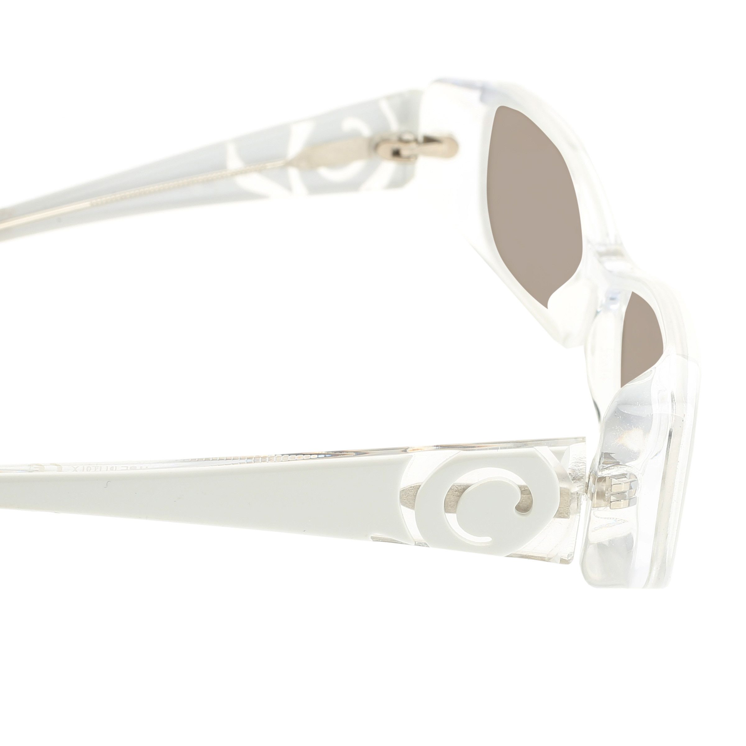 Alexander McQueen Alexander McQueen 00s White Transparent Sunglasses Size ONE SIZE - 3 Thumbnail