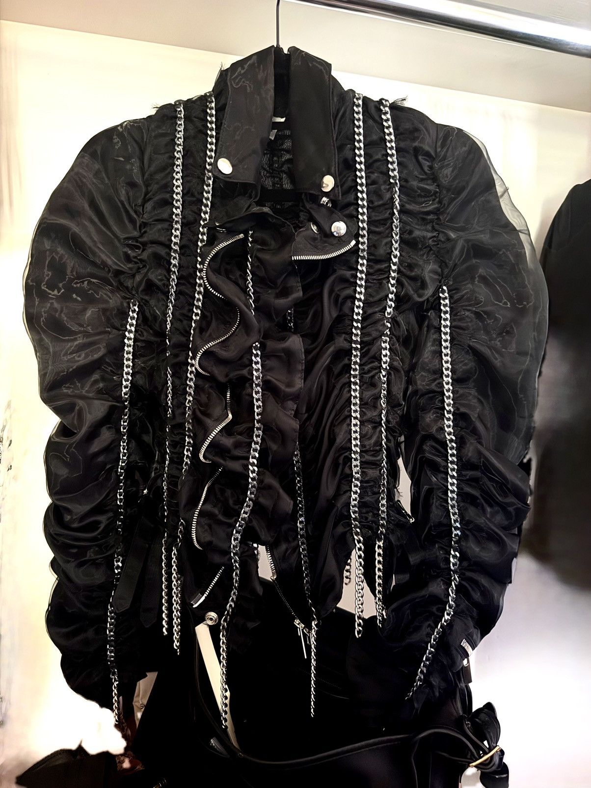 Noir Kei Ninomiya noir kei ninomiya …. BLACK RUFFLE JACKET Size M / US 6-8 / IT 42-44 - 1 Thumbnail