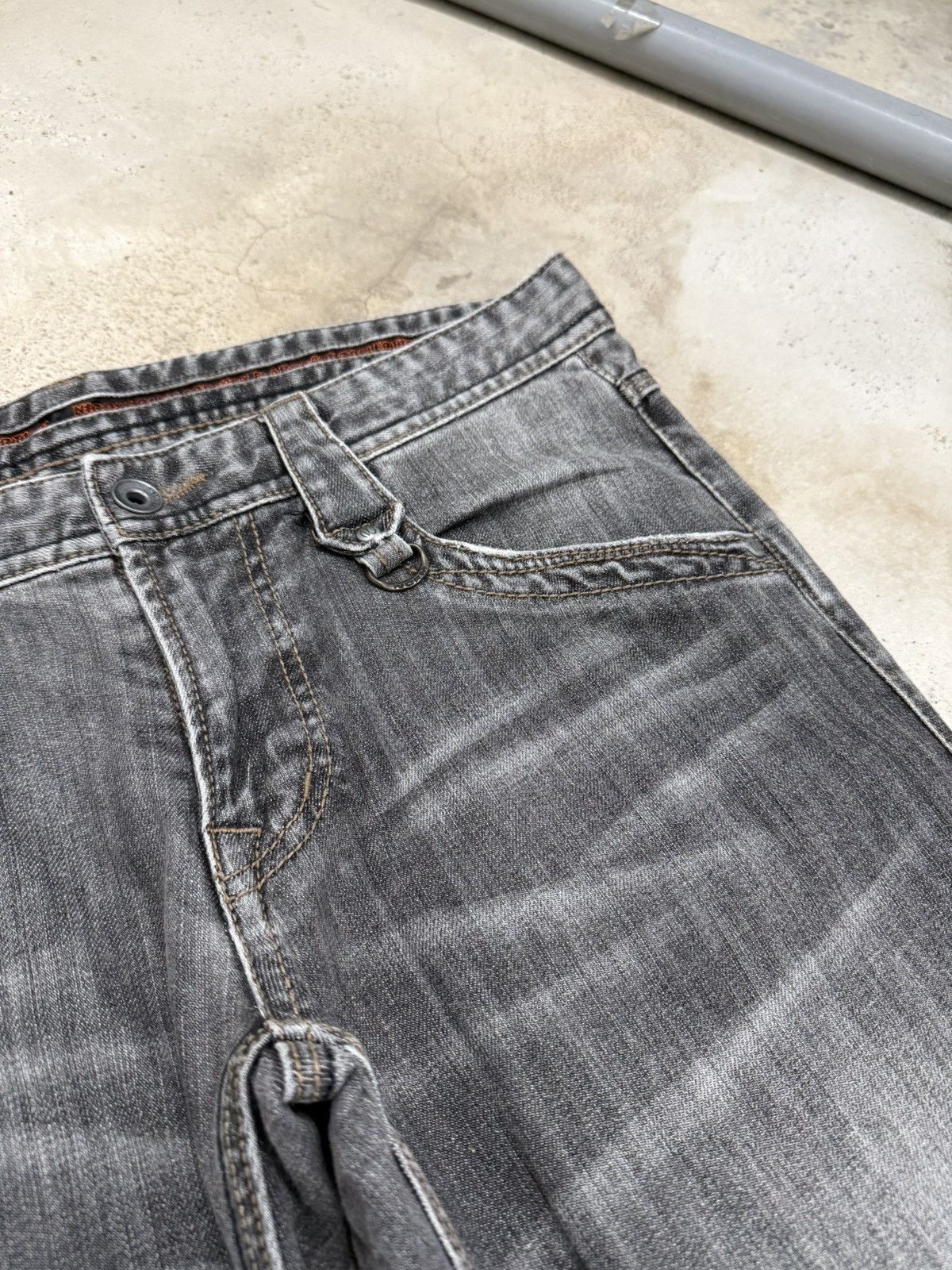 Nicole Club Nicole Club For Men Chain Pocket Whisker Unisex Denim Pants Size US 31 - 6 Thumbnail