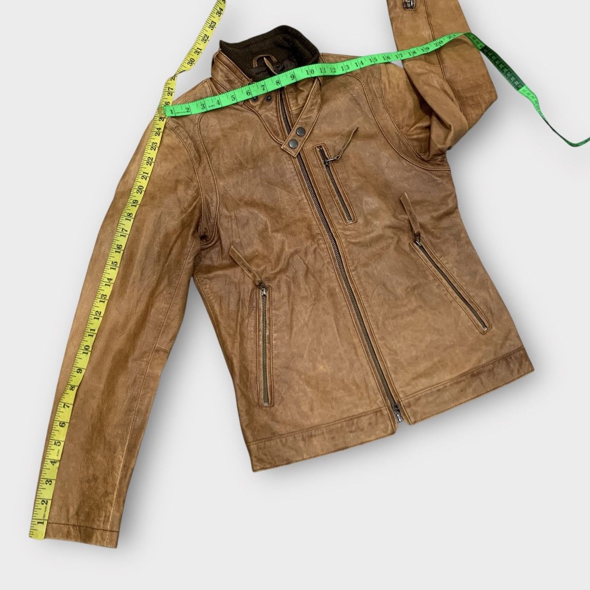 Journal Standard JOURNAL STANDARD JAPAN SHEEPSKIN LEATHER BIKER JACKET Size US S / EU 44-46 / 1 - 8 Thumbnail