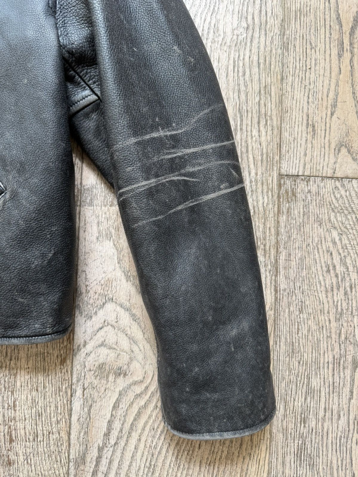 Fear of God Fear of God Distressed Leather Motorcycle Jacket Size US M / EU 48-50 / 2 - 5 Thumbnail